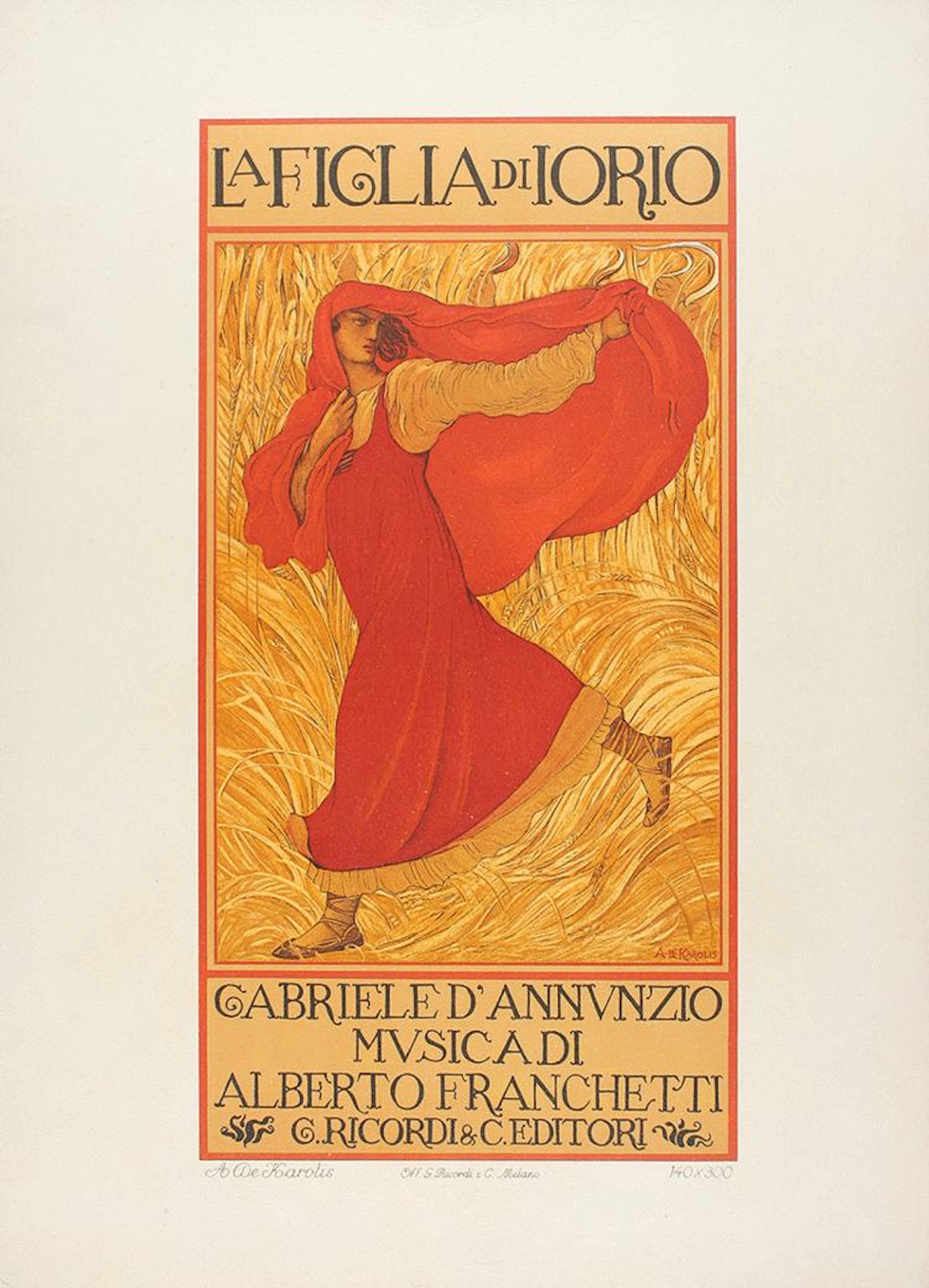 1900 ca. CARTEL: (PUBLICIDAD). MUESTRARIO DE CARTELES PUBLIC