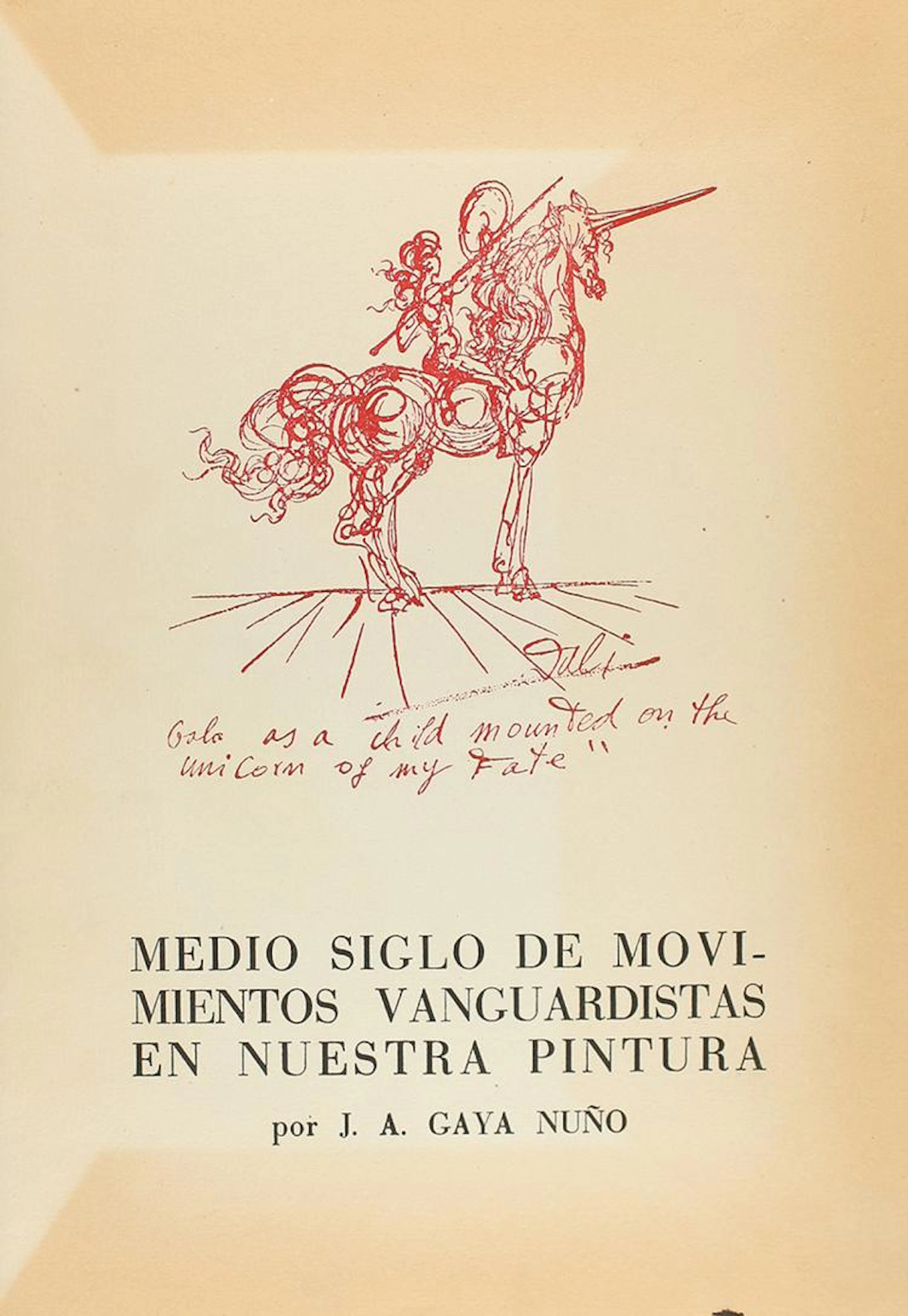 1950. REVISTA: (ARTE-DAU AL SET). GAYA NUÑO, J.A.: MEDIO SIG