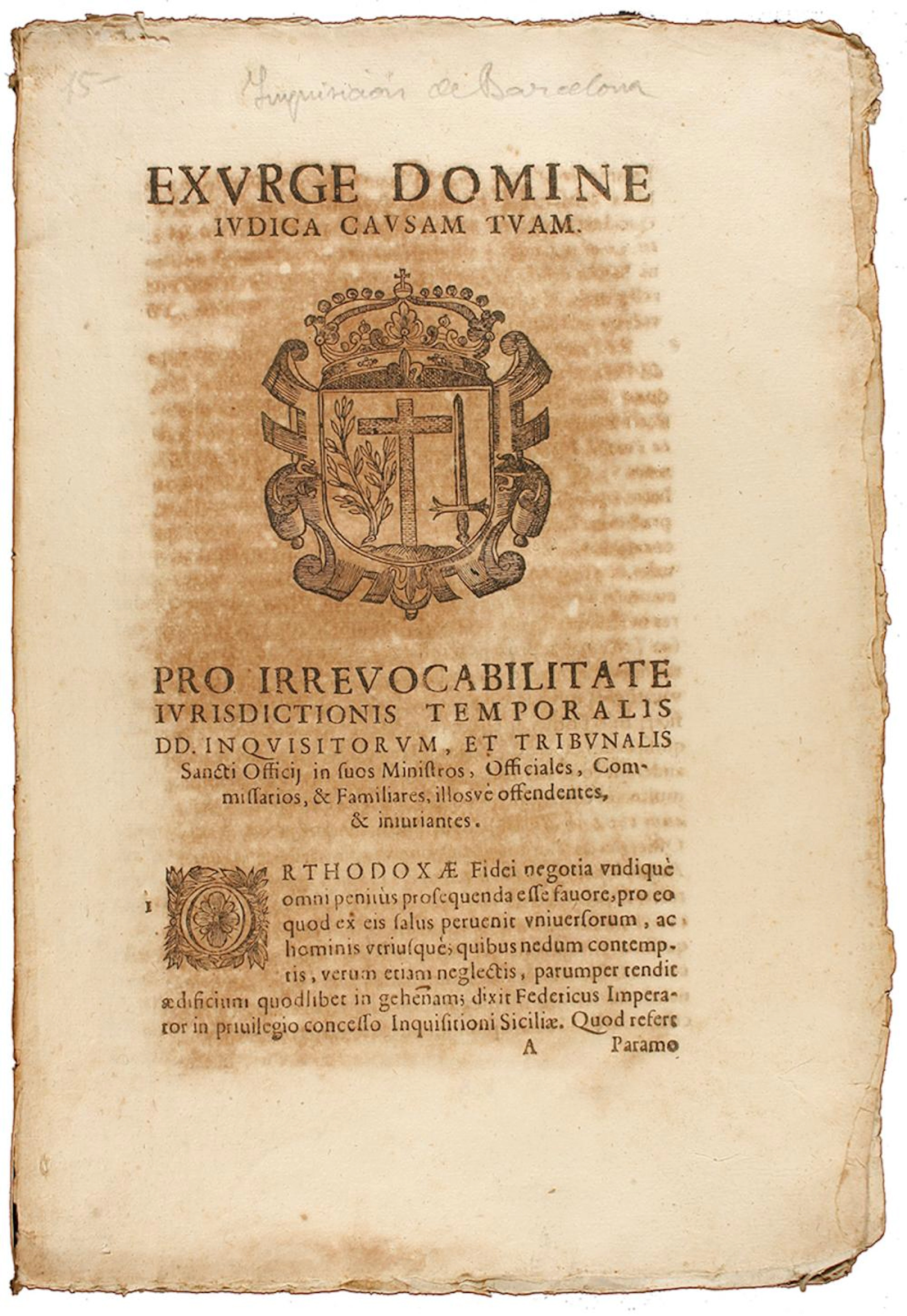 1865. FOLLETO: (BARCELONA-DERECHO CANÓNIGO)