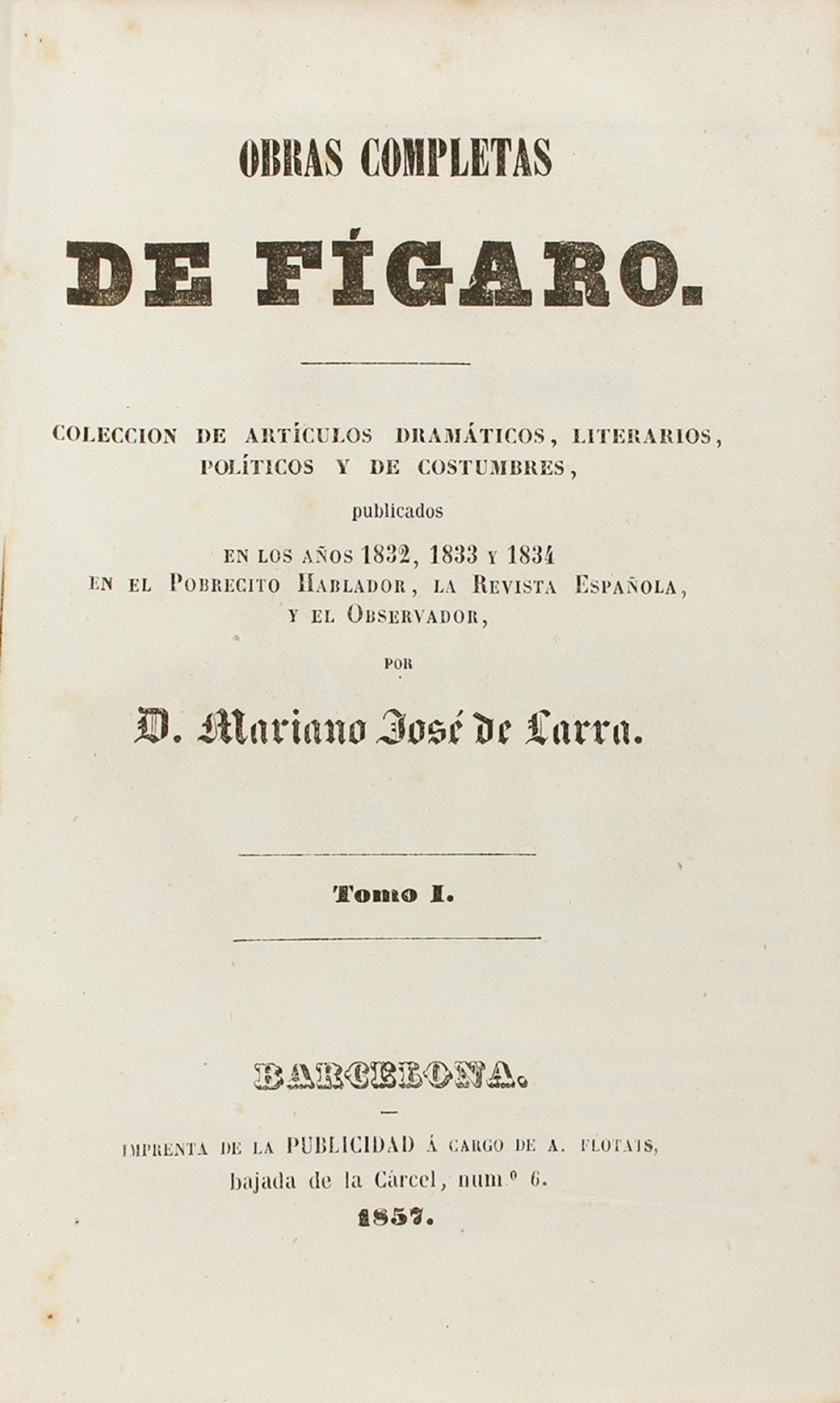 1857. LIBRO: (LITERATURA)