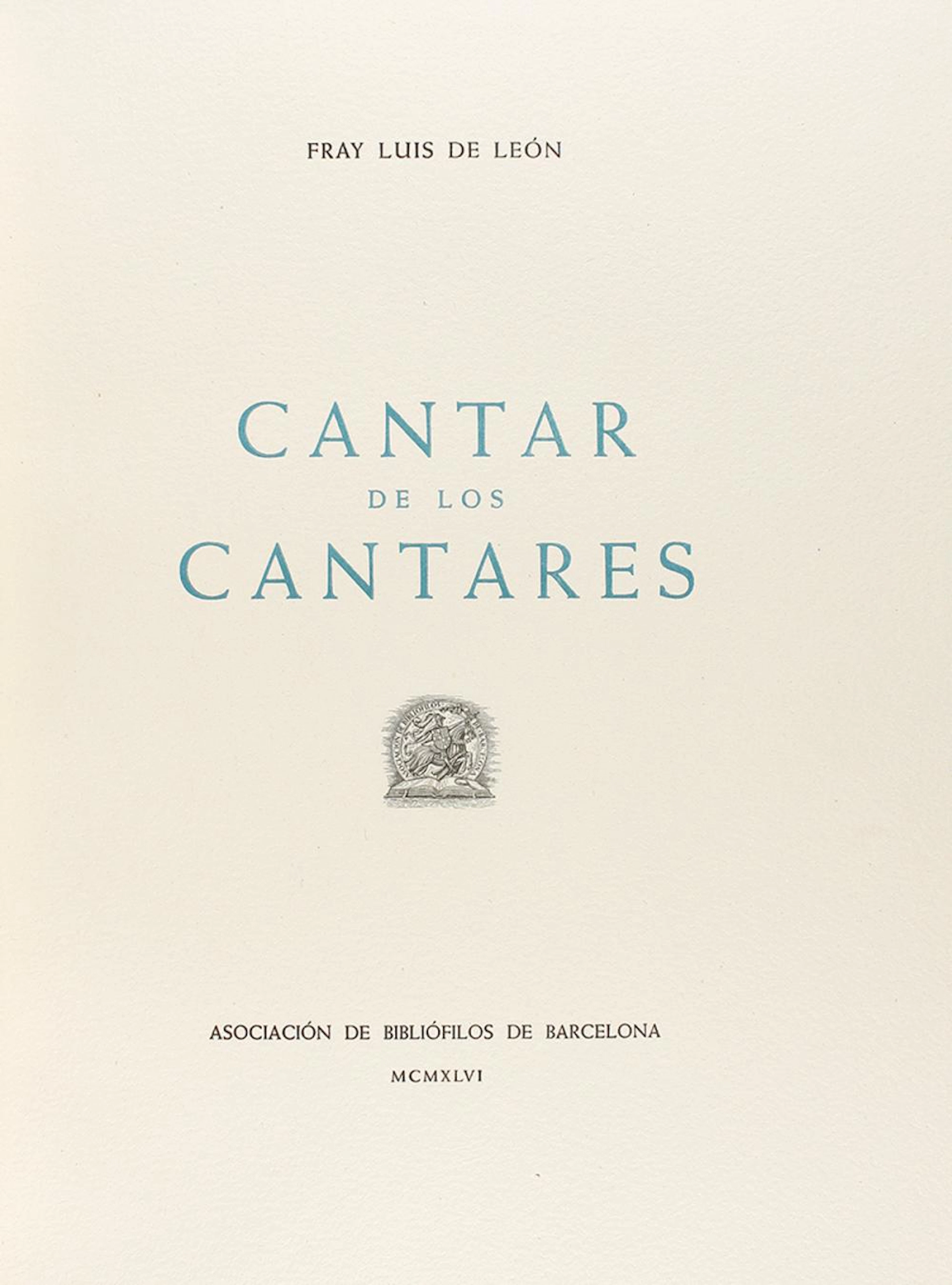 1946. LIBRO: (BIBLIOFILIA-BRUGALLA)