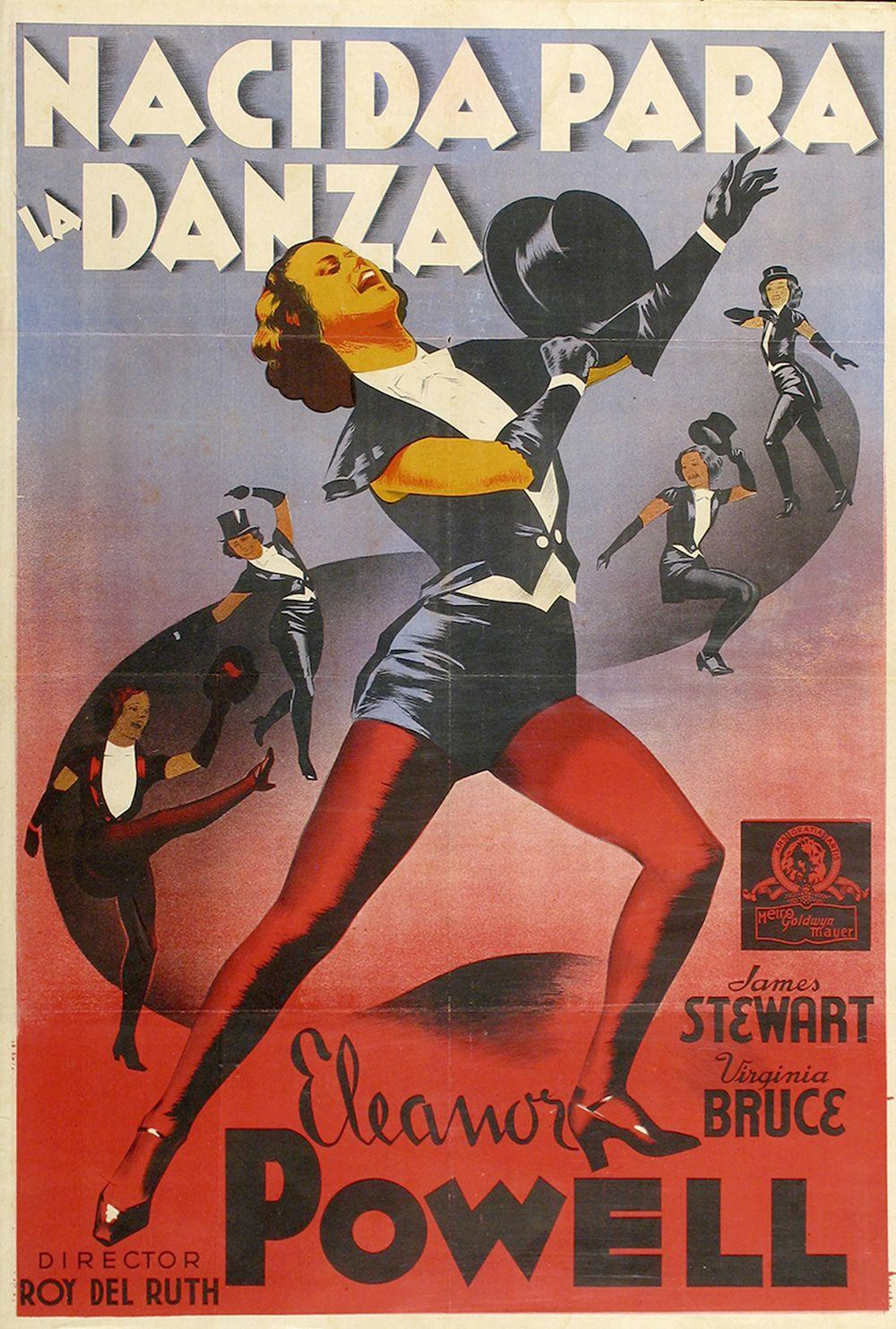 1936. CARTEL CINE: (MUSICALES). NACIDA PARA LA DANZA. (BORN