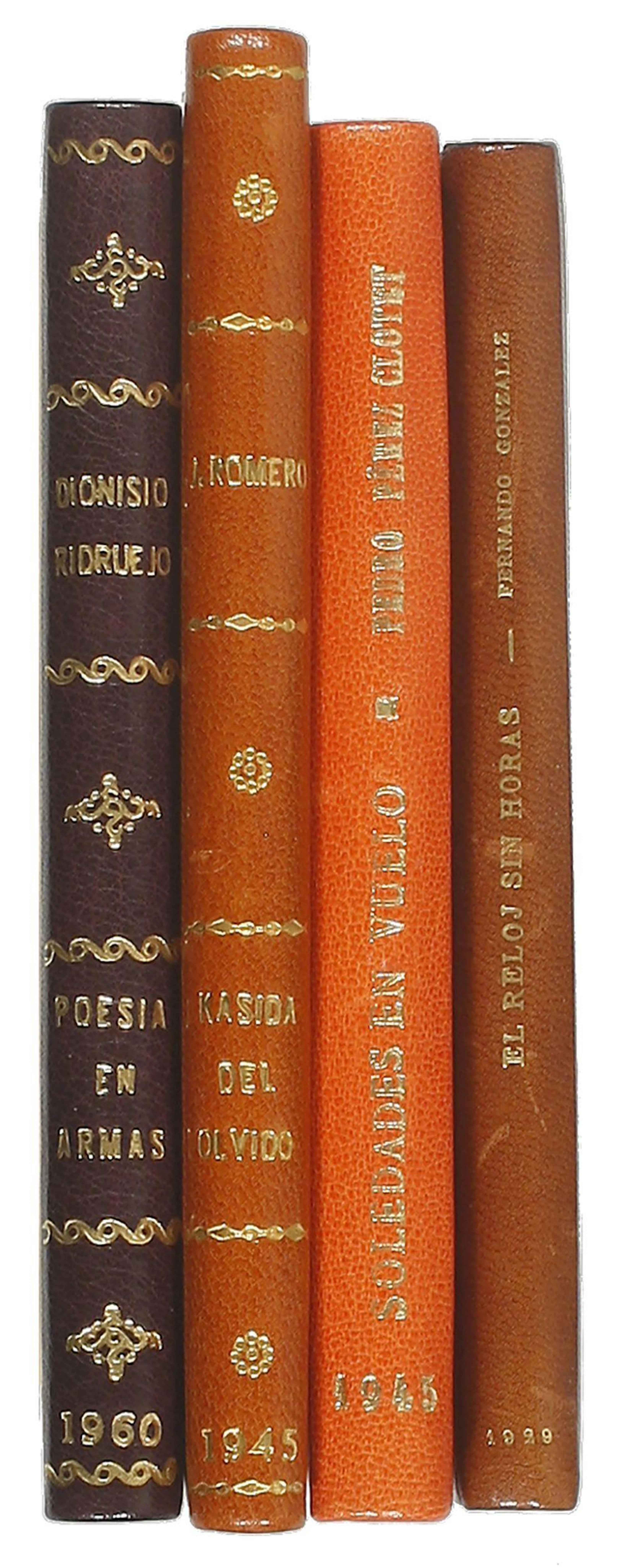 1929-1945. LIBRO: (GENERACIÓN 27-CONJUNTO). LOTE DE 4 PRIMER