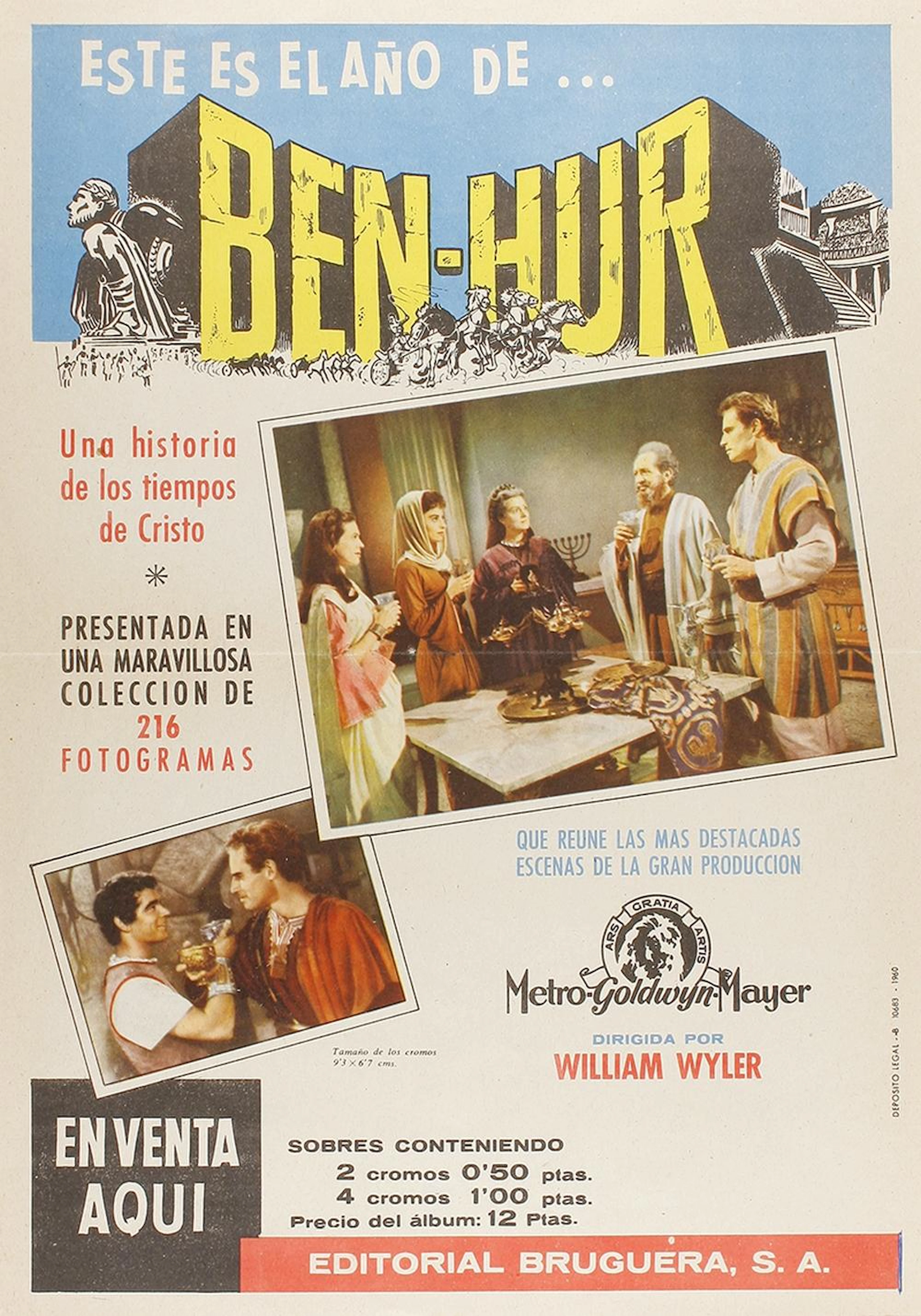 1960. CARTEL: (CÓMIC). PUBLICACIONES BRUGUERA. 3 carteles diferentes: B