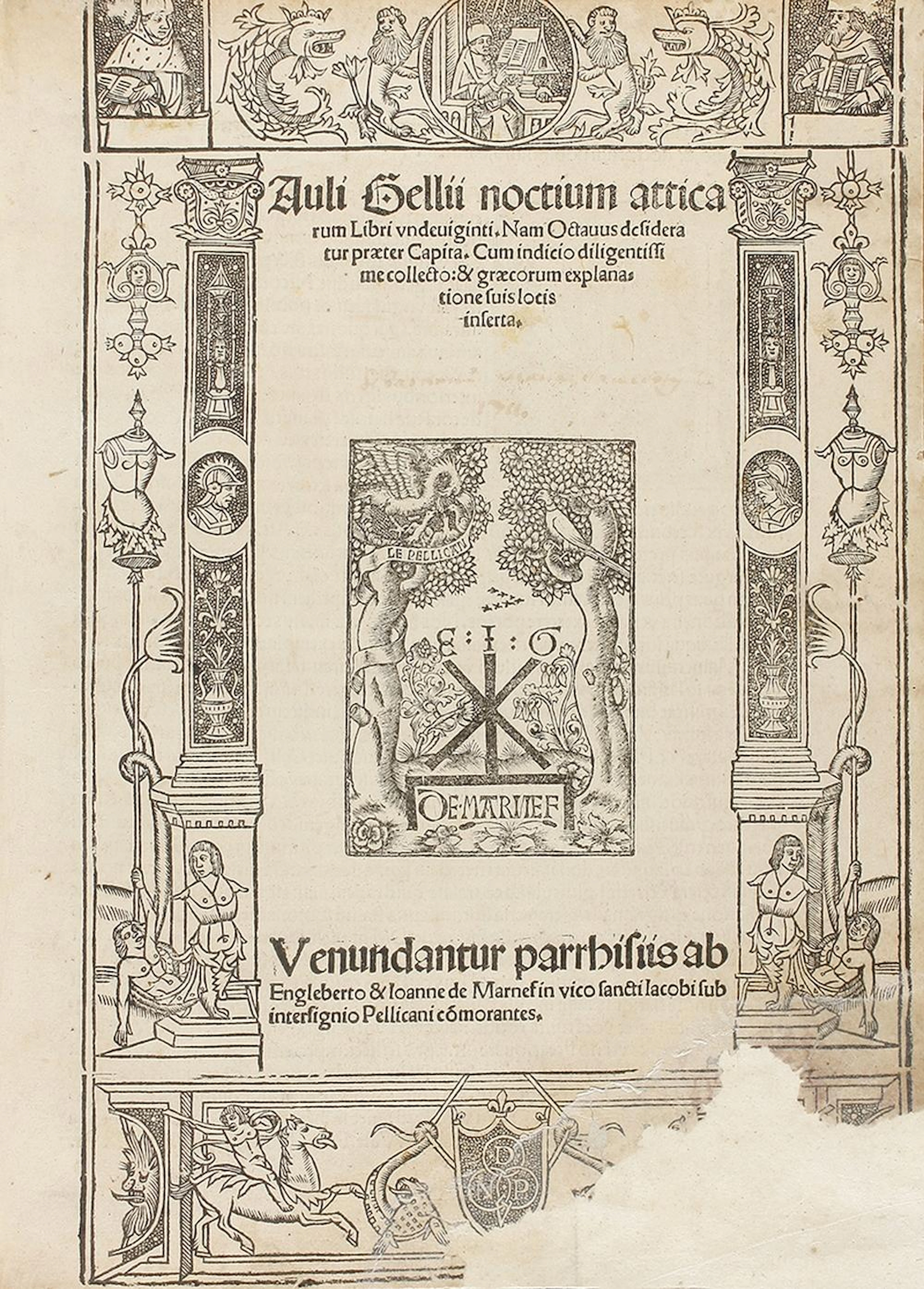 [1517]. LIBRO: (POSTINCUNABLE-CLÁSICOS). GELII, AU?