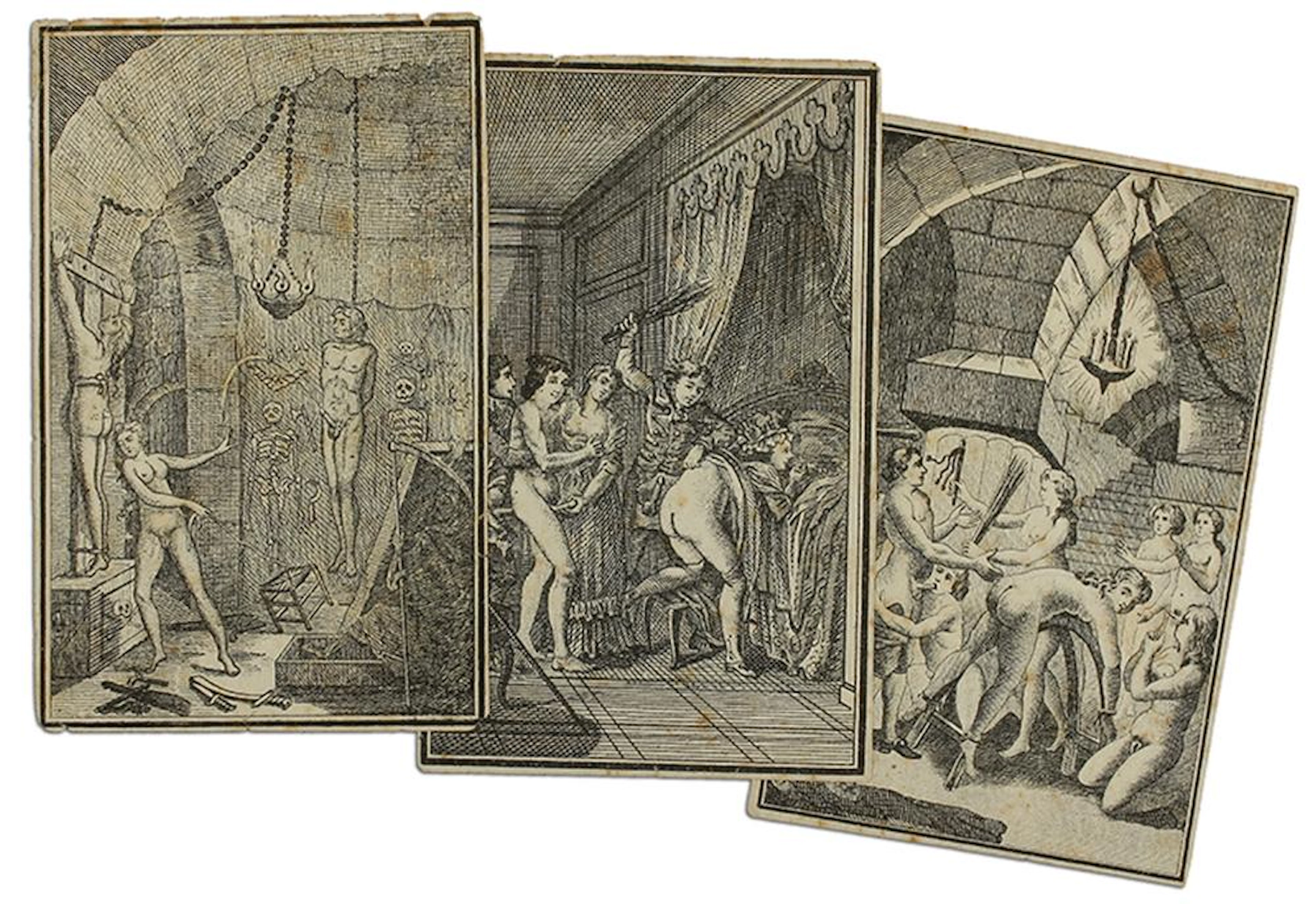 Mediados s. XVIII. COLECCIONISMO: (ERÓTICA). CAJA-?