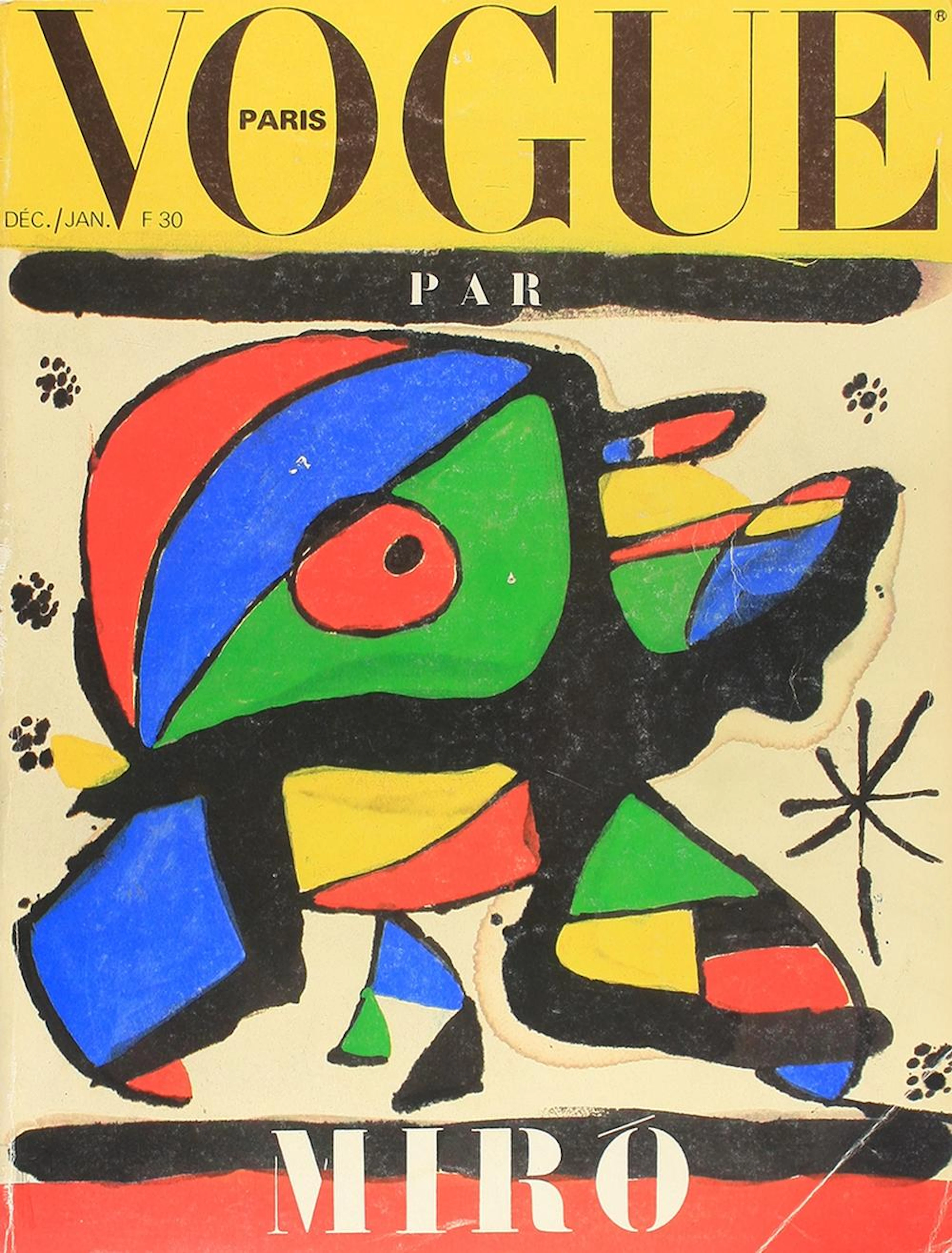 1980. REVISTA: (MIRÓ-ARTE). VOGUE PAR MIRO. No. 60?