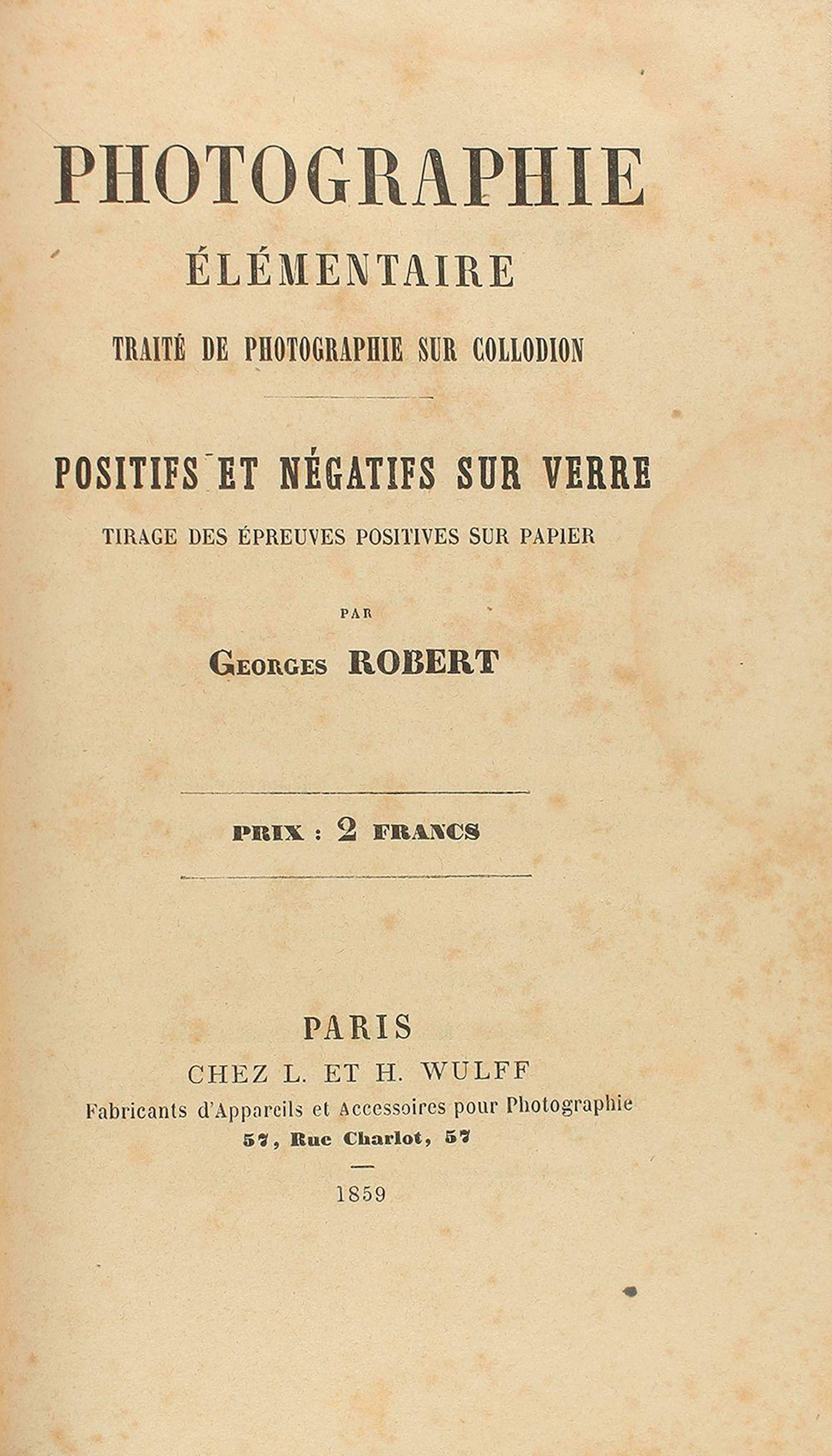 1859. LIBRO: (FOTOGRAFÍA)