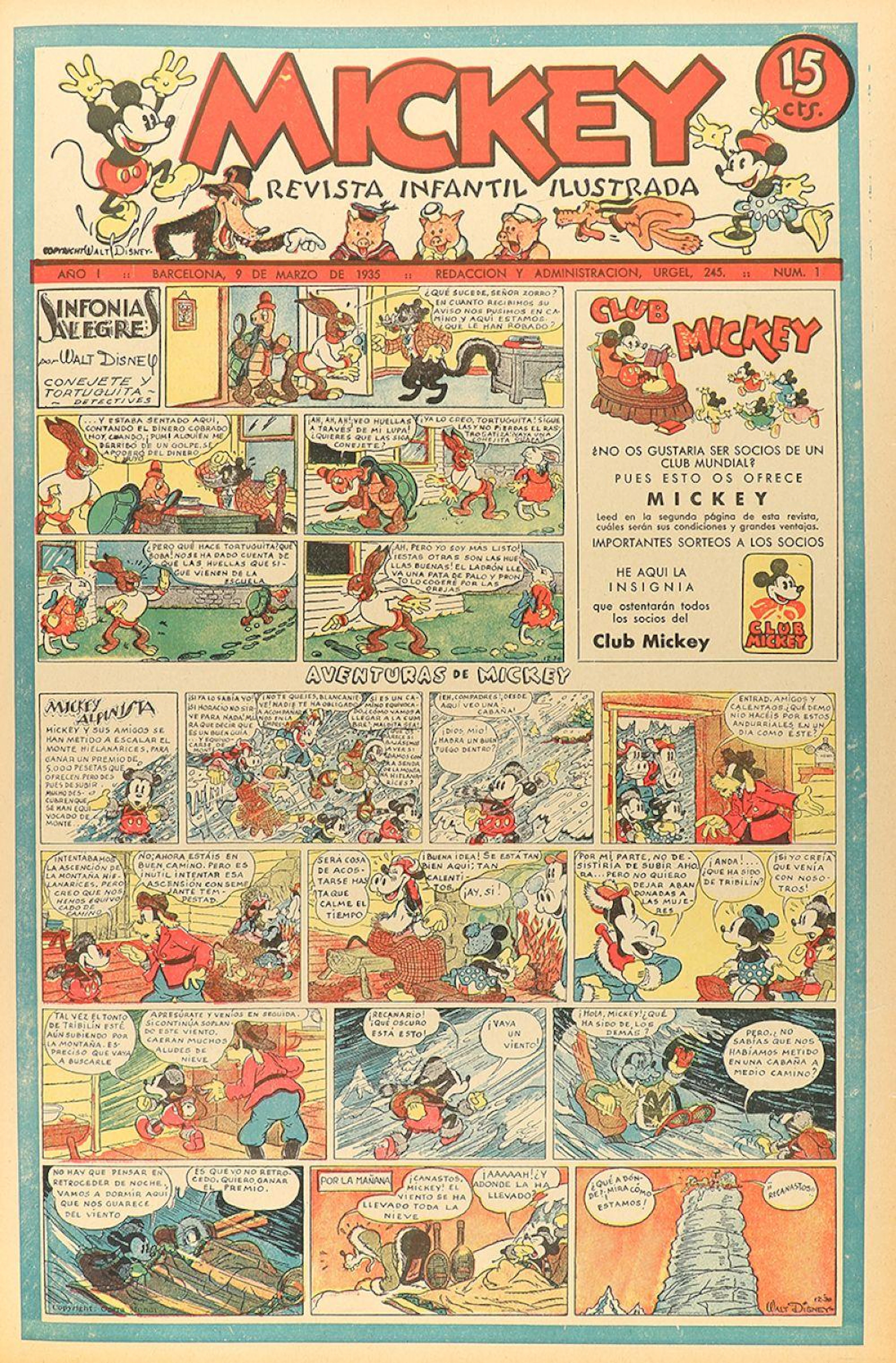 1935. REVISTA: (CÓMIC INFANTIL-COLECCIONISMO). MIC?