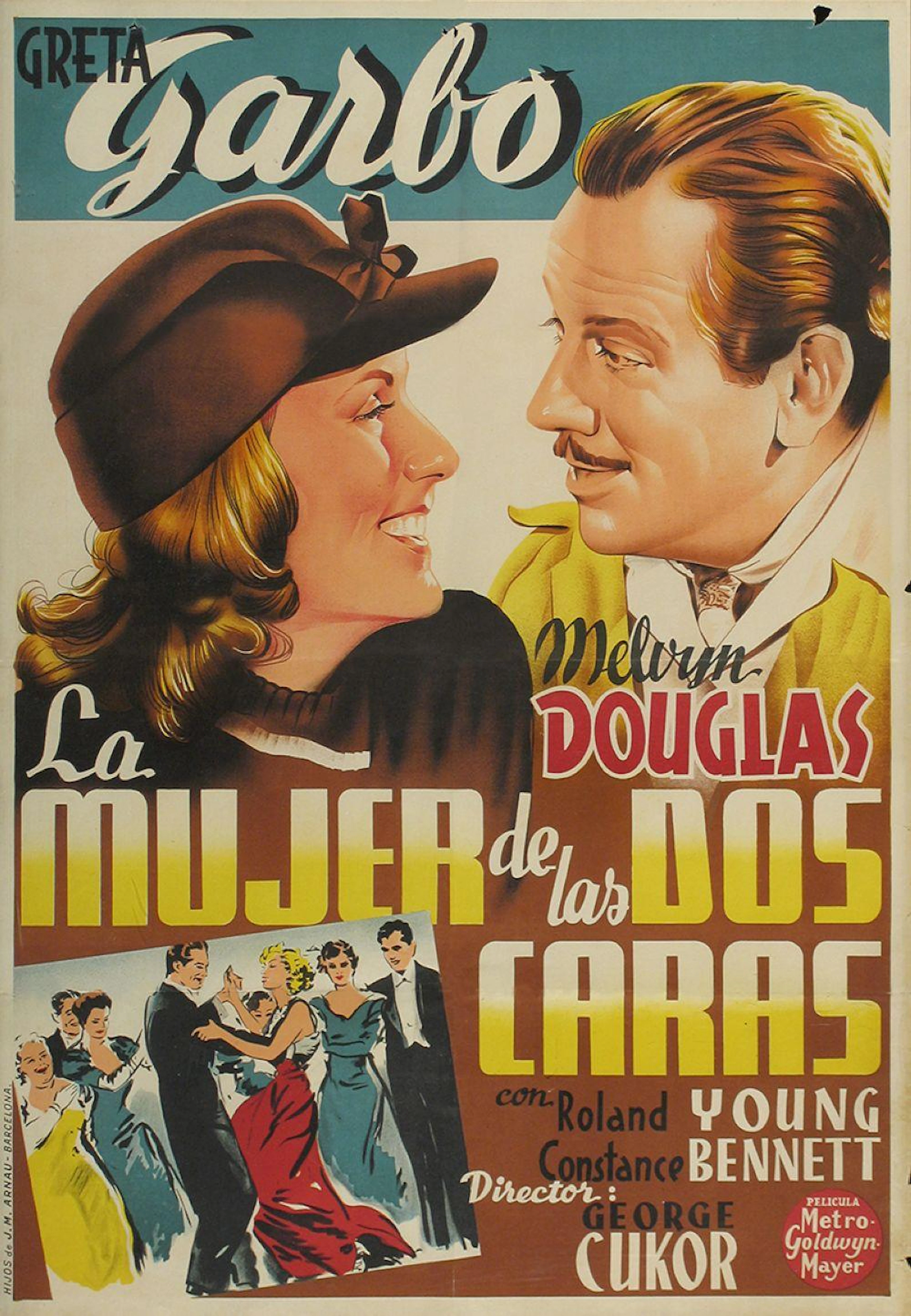 1941. CARTEL: PIÑANA: LA MUJER DE LAS DOS CARAS. C?