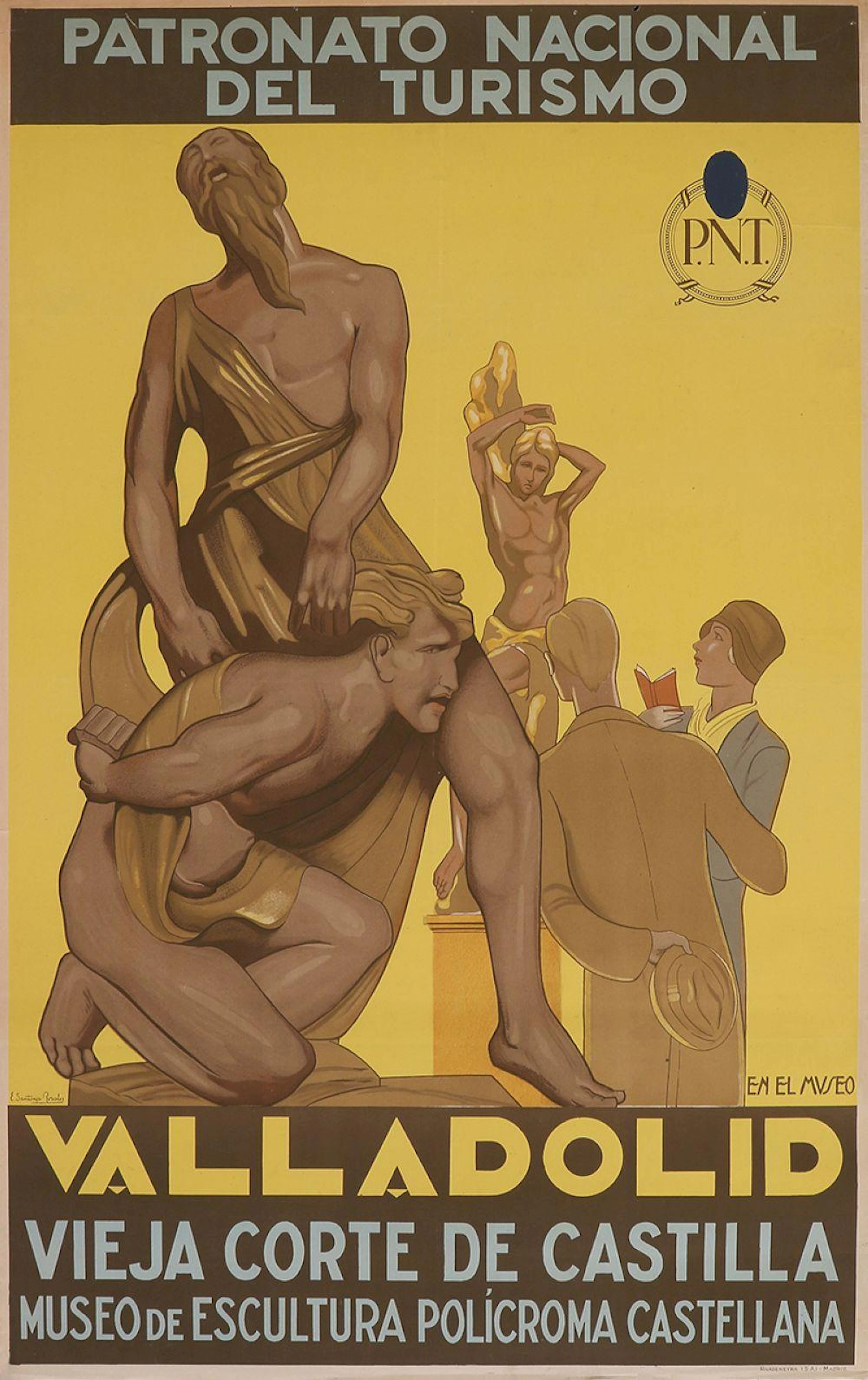 1940 ca. CARTEL: SANTOJA ROSALES, E.: PATRONATO NA?