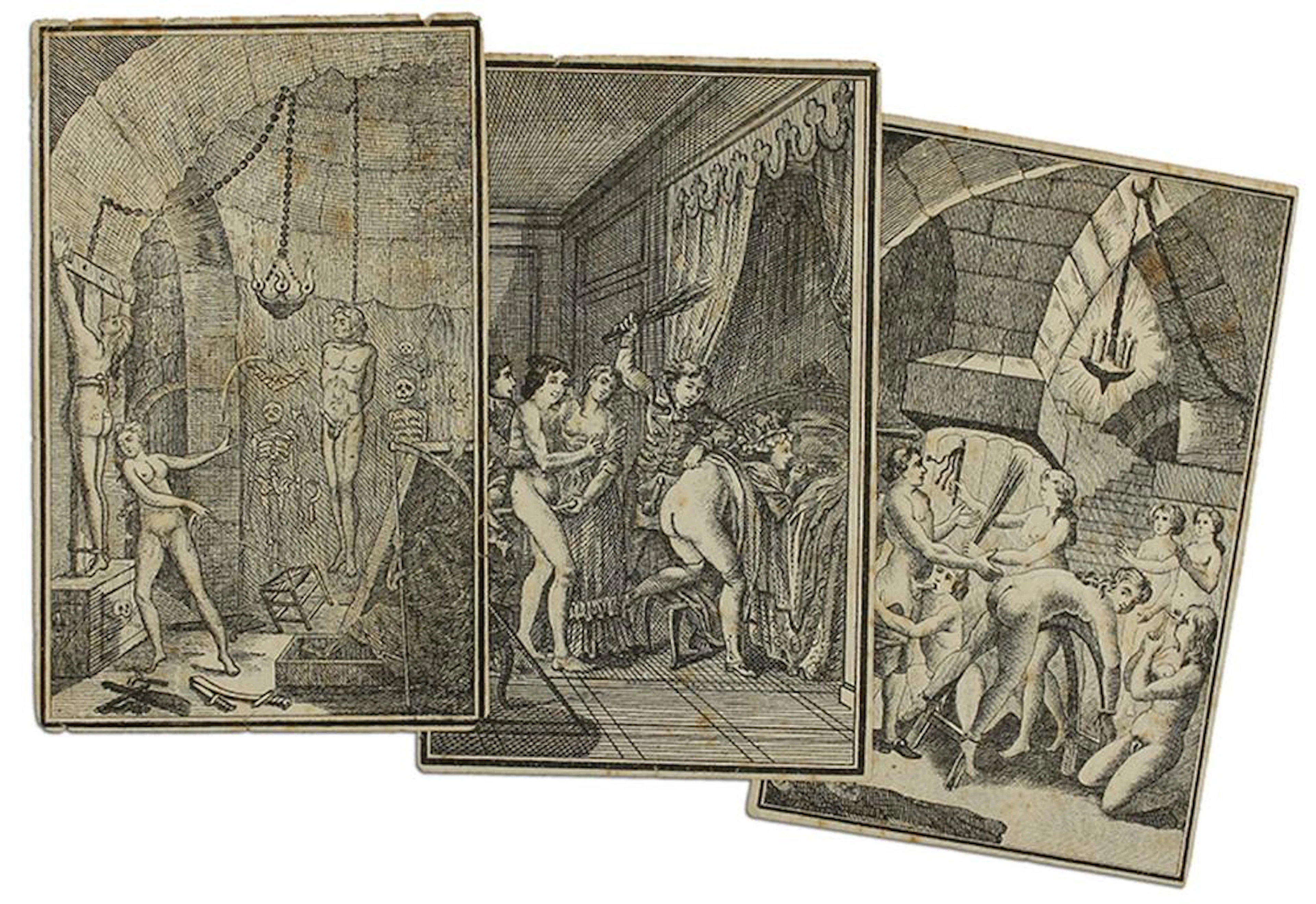 Mediados s. XVIII. COLECCIONISMO: (ERÓTICA). CAJA-?