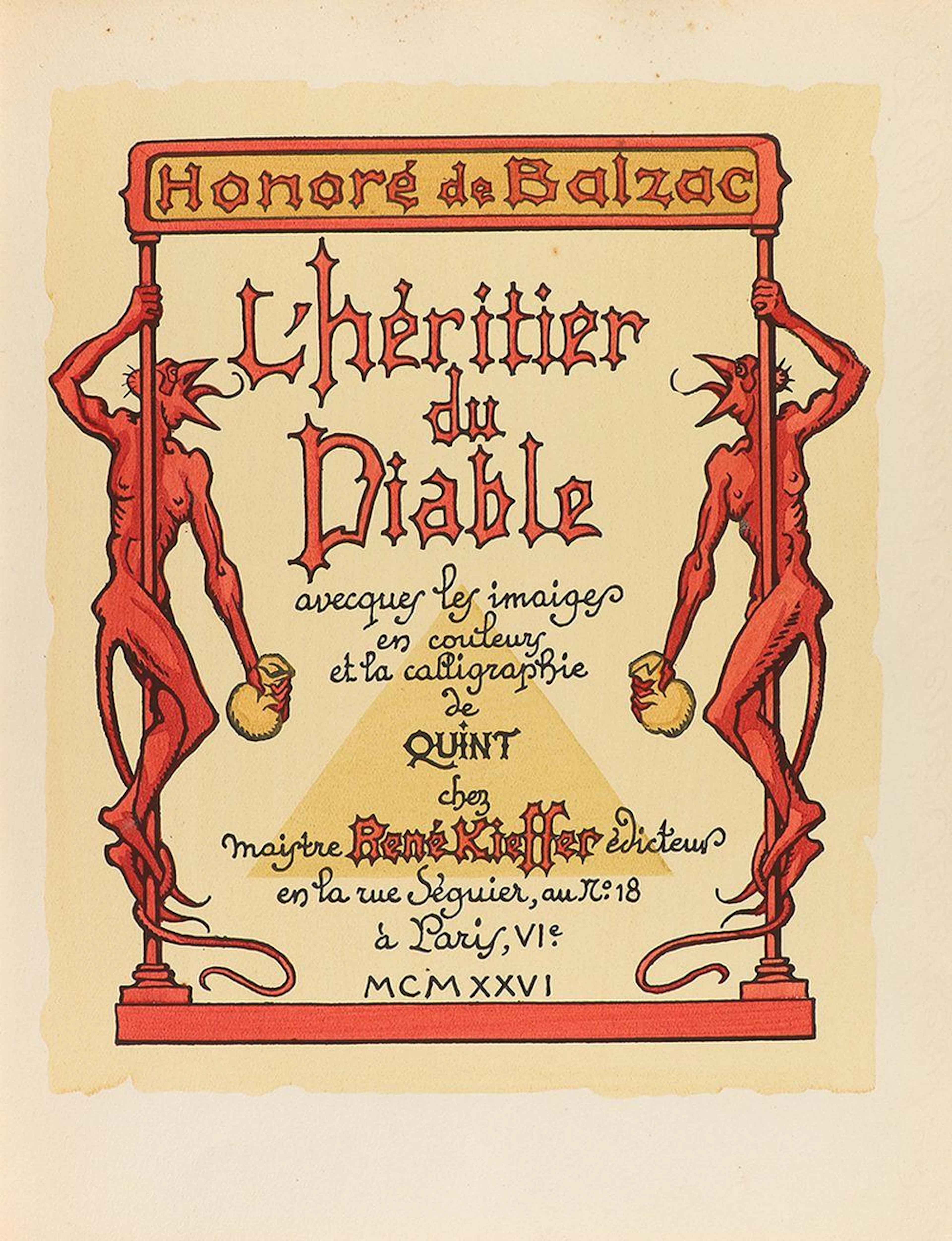 1926. LIBRO: (BIBLIOFILIA). BALZAC, HONORÉ DE: L´H?