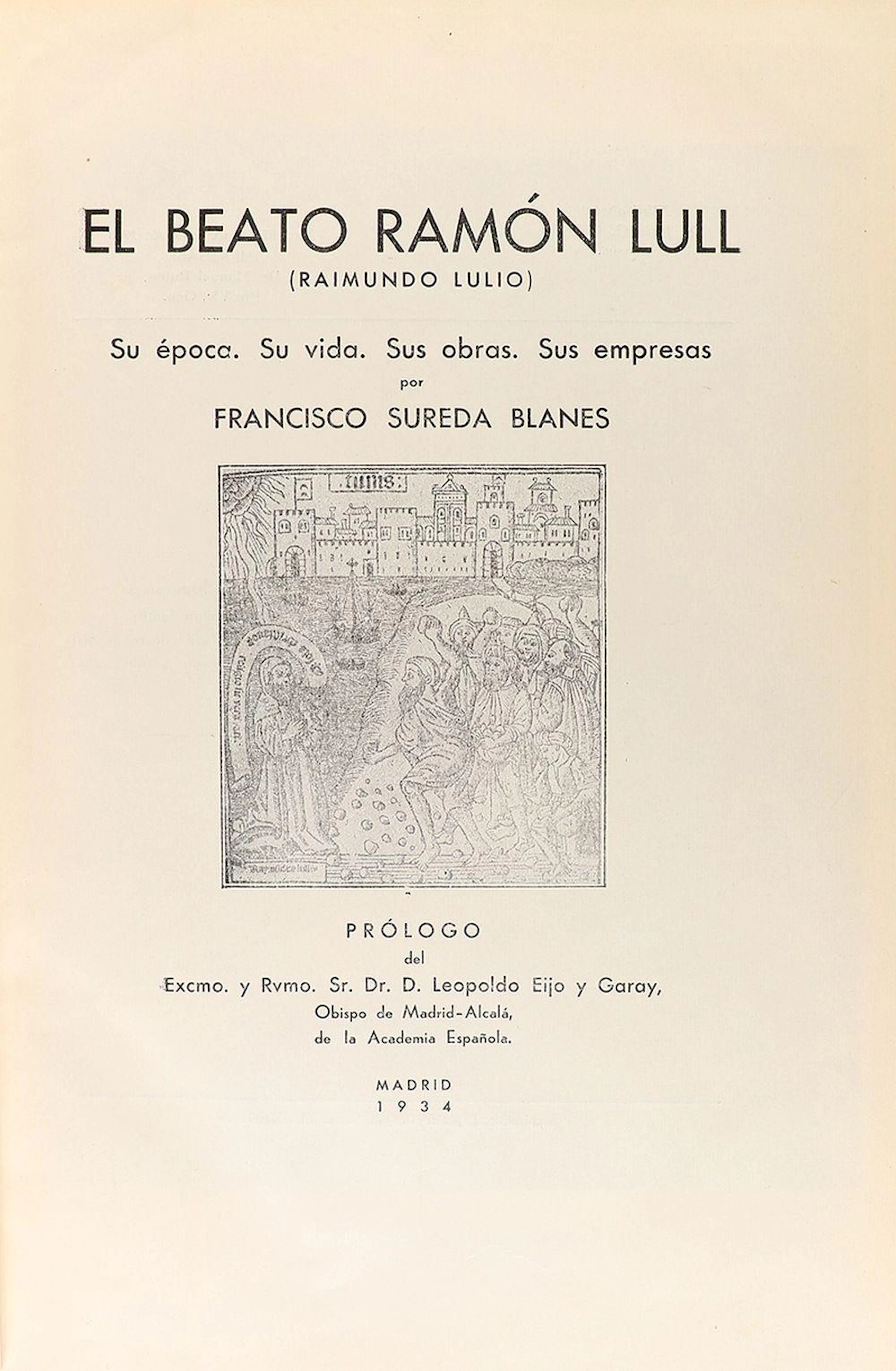 1934. LIBRO: (LULIANA). SUREDA BLANES, FRANCISCO: ?