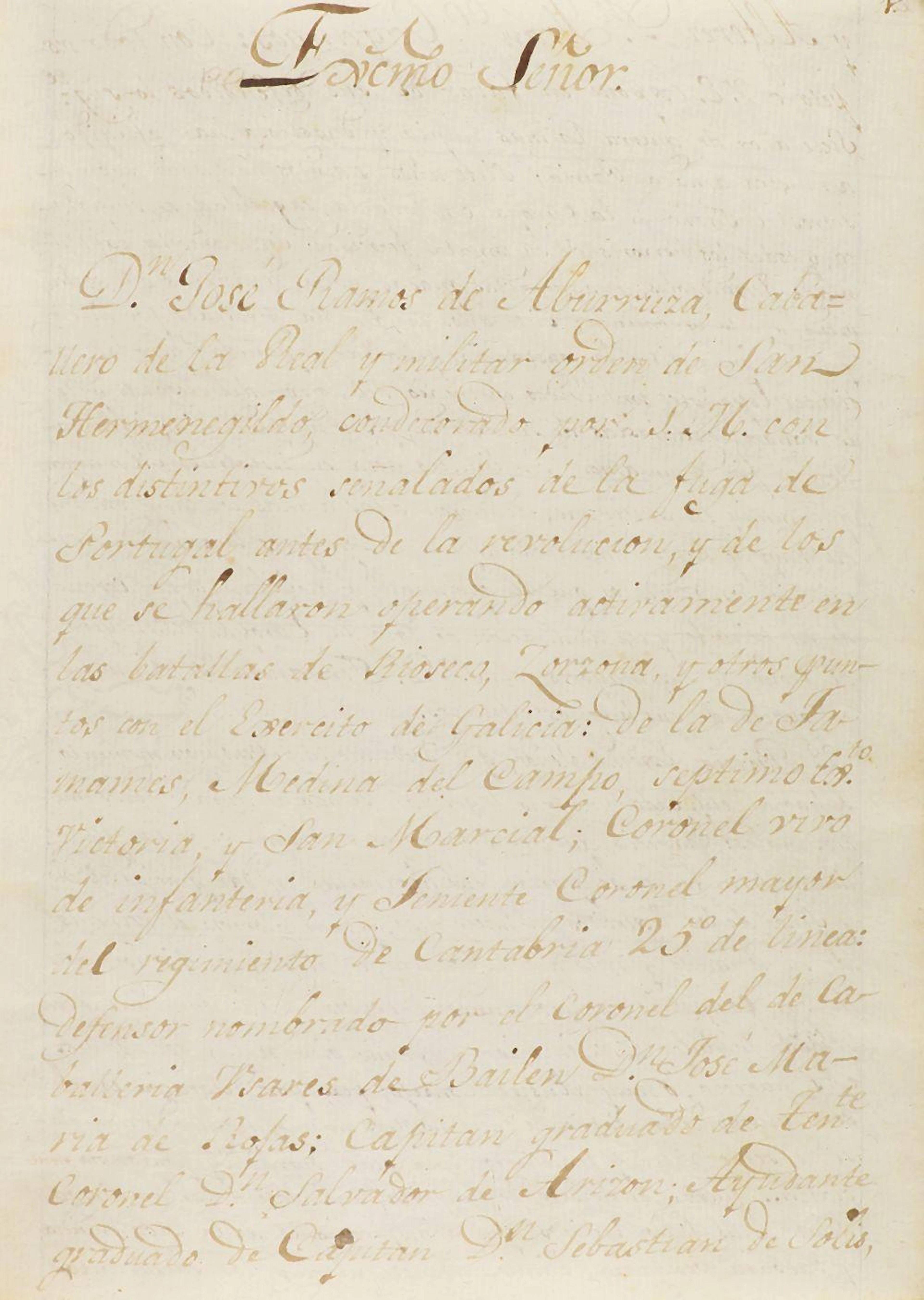 1815 ca. MANUSCRITO: (GUERRA DE LA INDEPENDENCIA ESPAÑOLA)