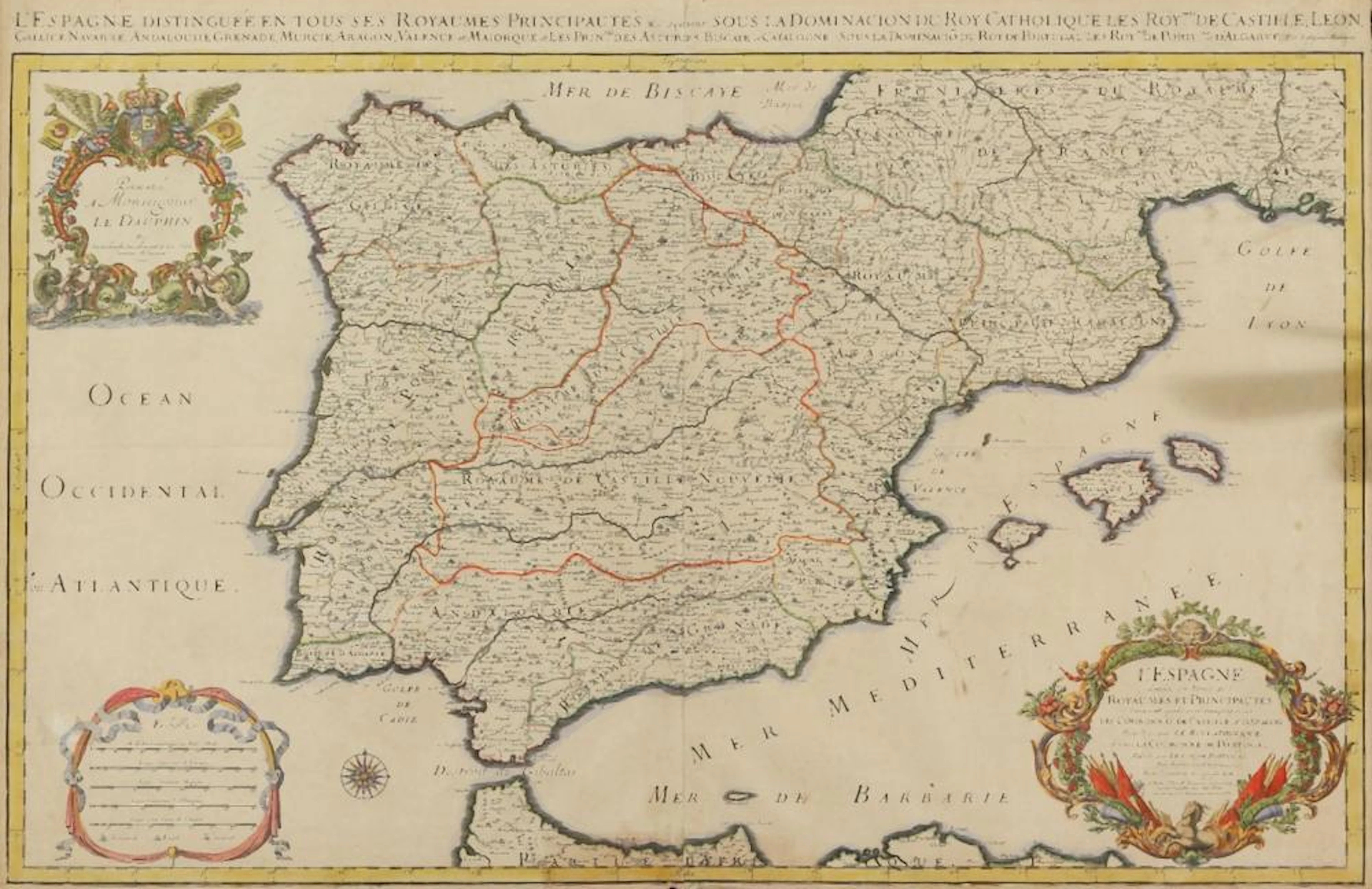 1689. MAPA: (ESPAÑA)