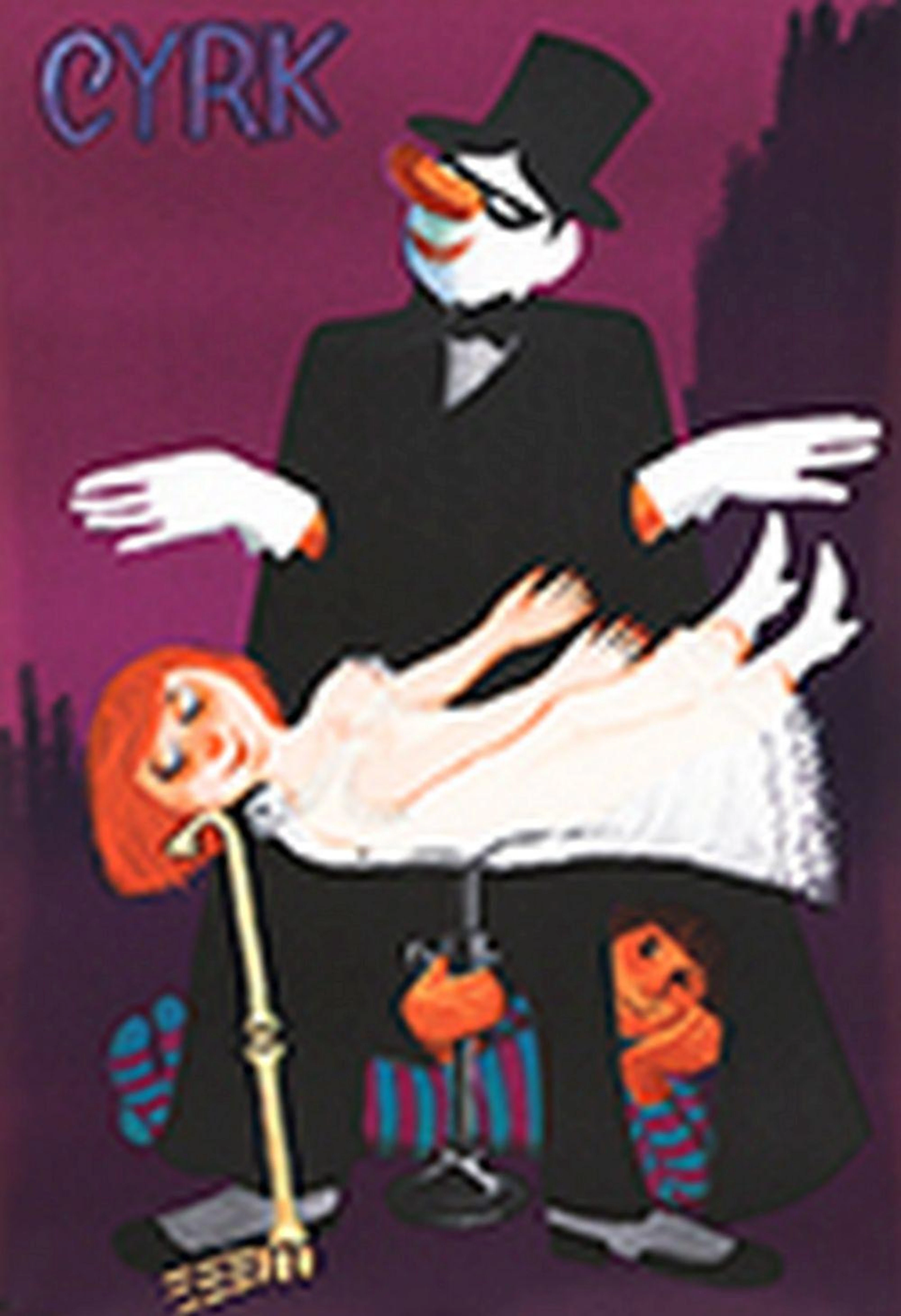 1970 ca. CARTEL: (ESCUELA POLACA-CIRCO)