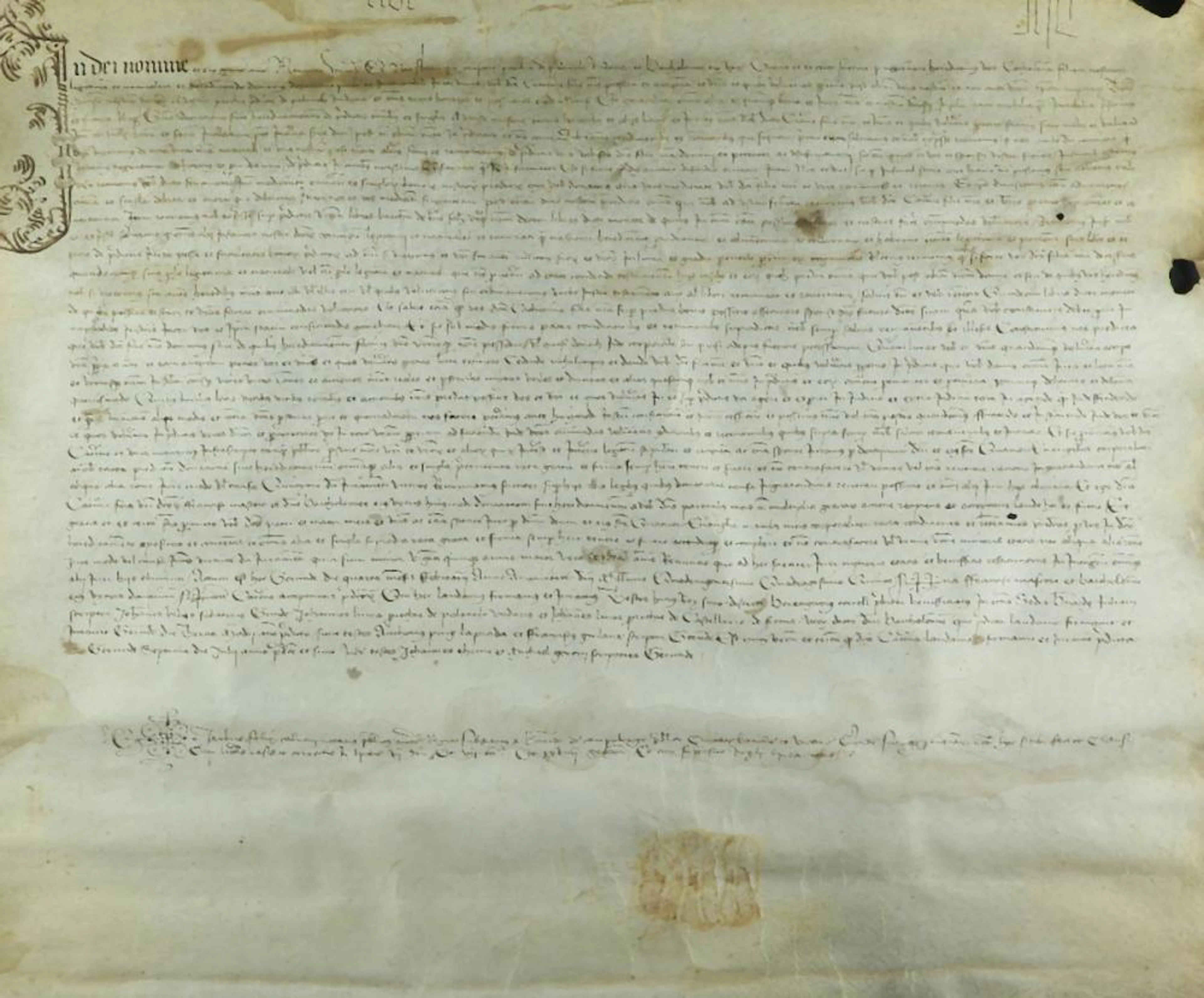 1445. MANUSCRITO: (PERGAMINO-GERONA)