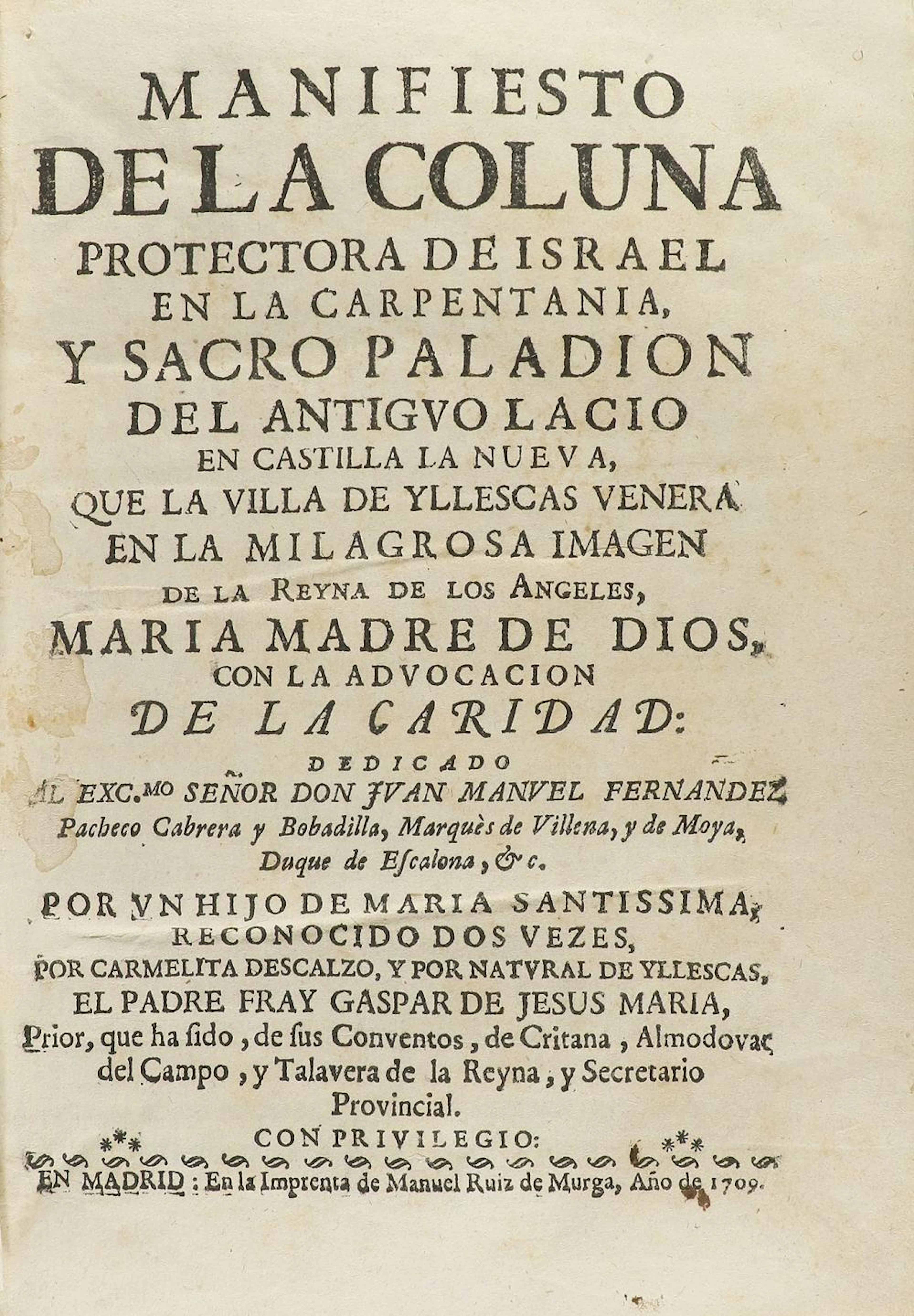 1709. LIBRO: (LOCAL-TOLEDO)