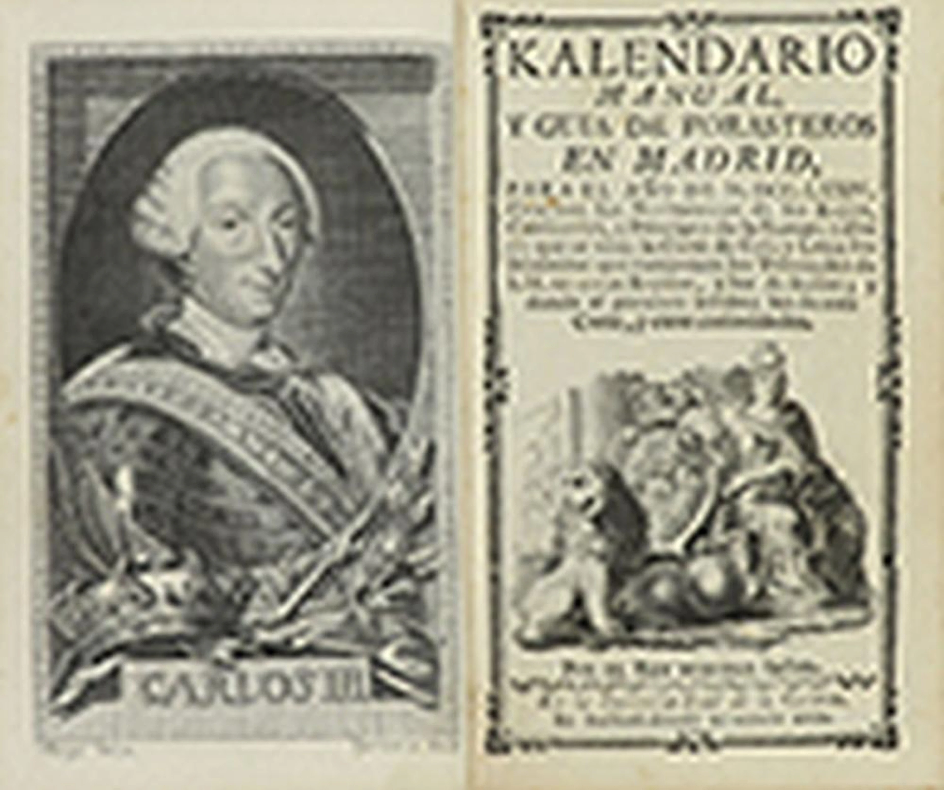 [1772]. LIBRO: (VIAJES-MADRID). KALENDARIO MANUAL, Y GUIA DE FORASTEROS E