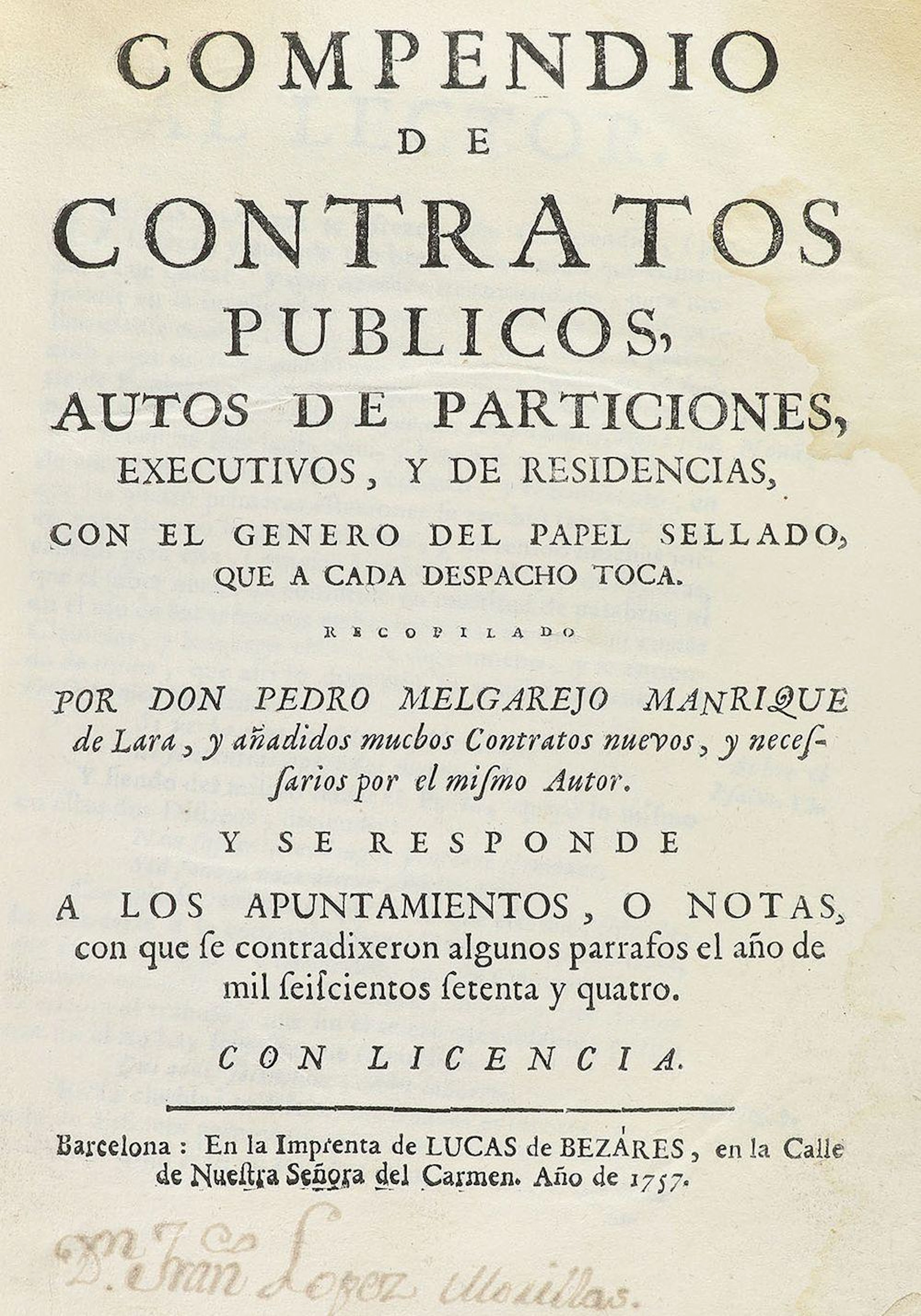 1757. LIBRO: (DERECHO)