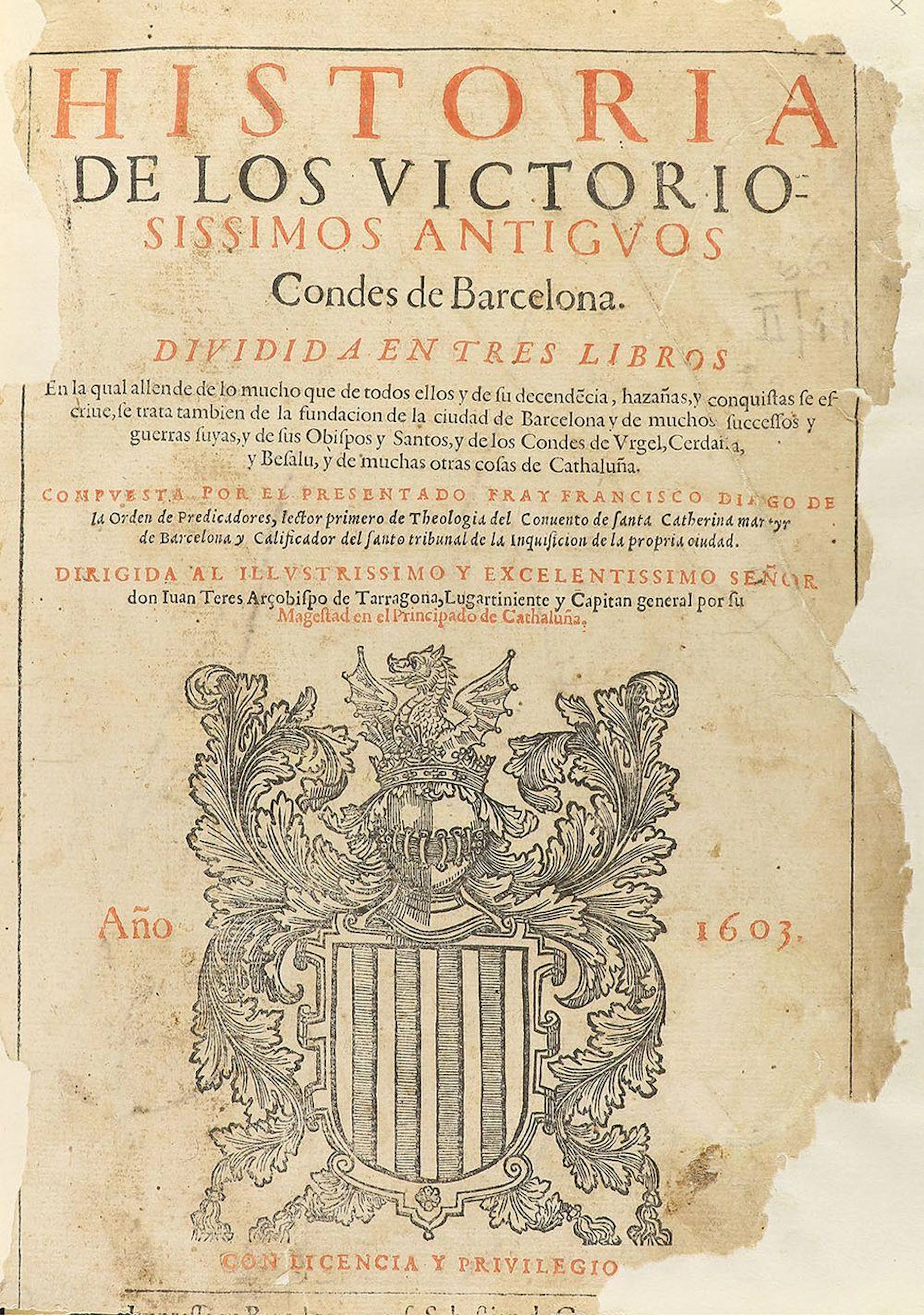 1603. LIBRO: (HISTORIA BARCELONA)