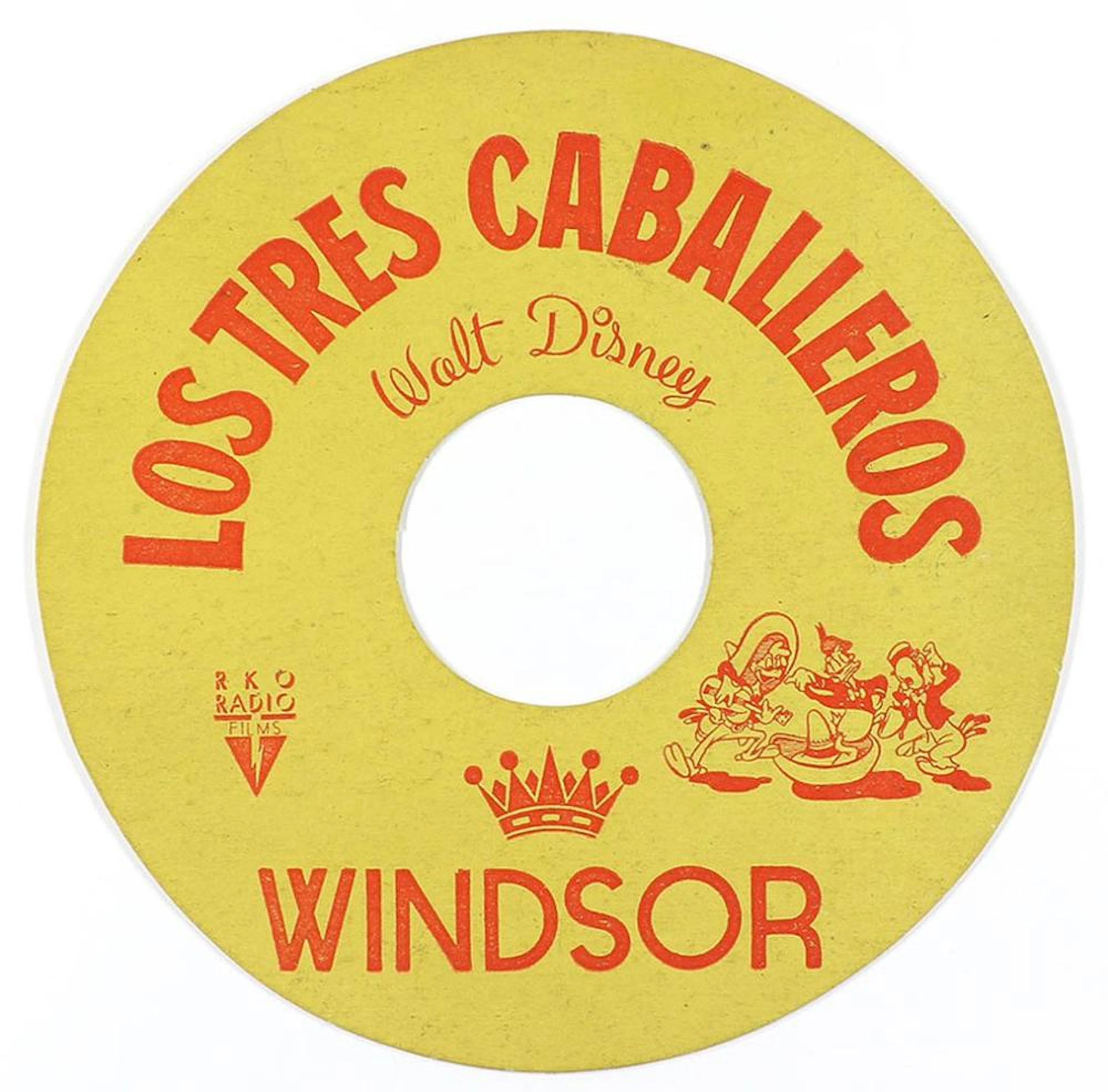 1944. PROGRAMA DE MANO: LOS TRES CABALLEROS