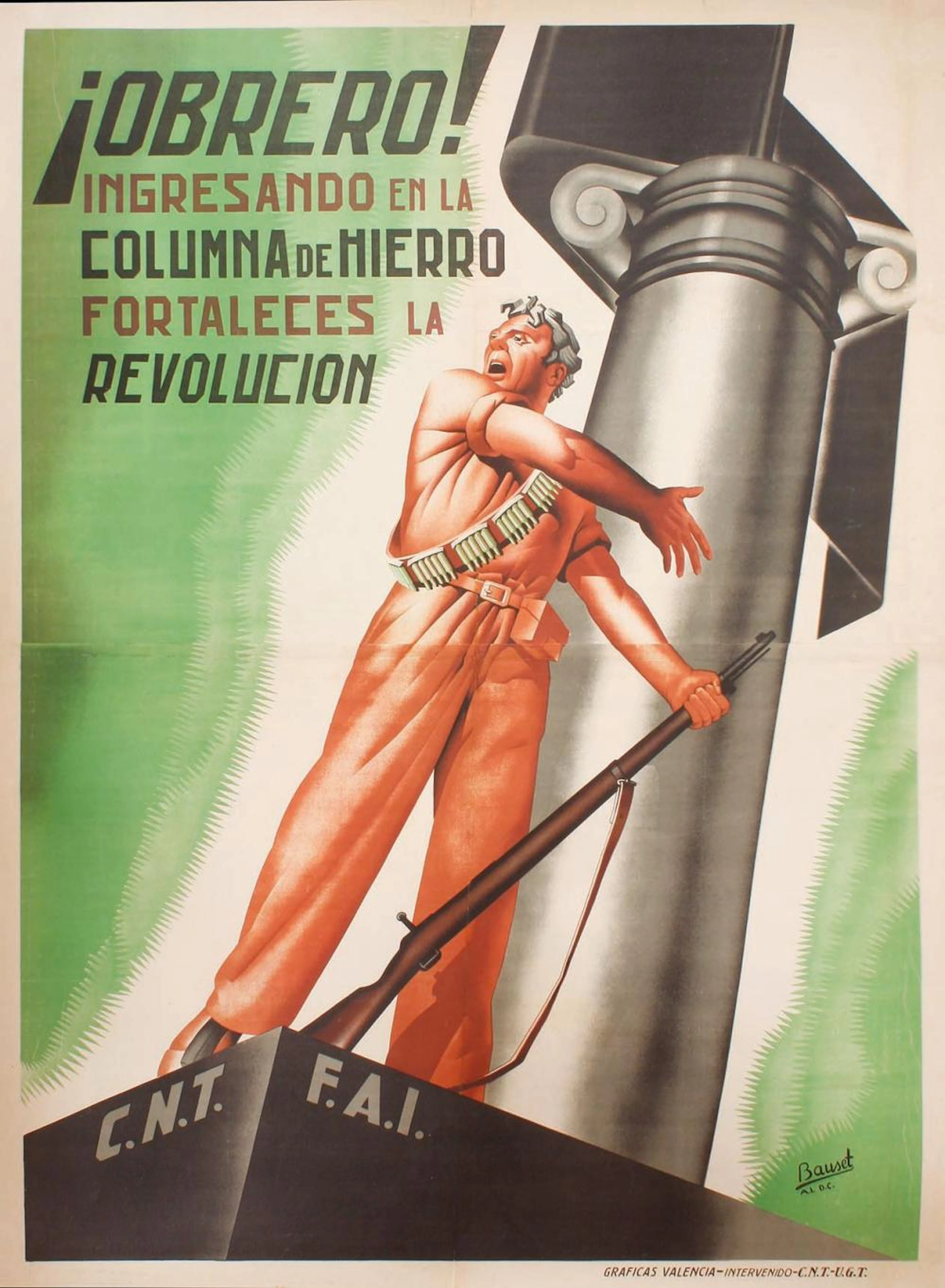 1937. CARTEL: (GUERRA CIVIL Y REPÚBLICA). BAUSET: ?