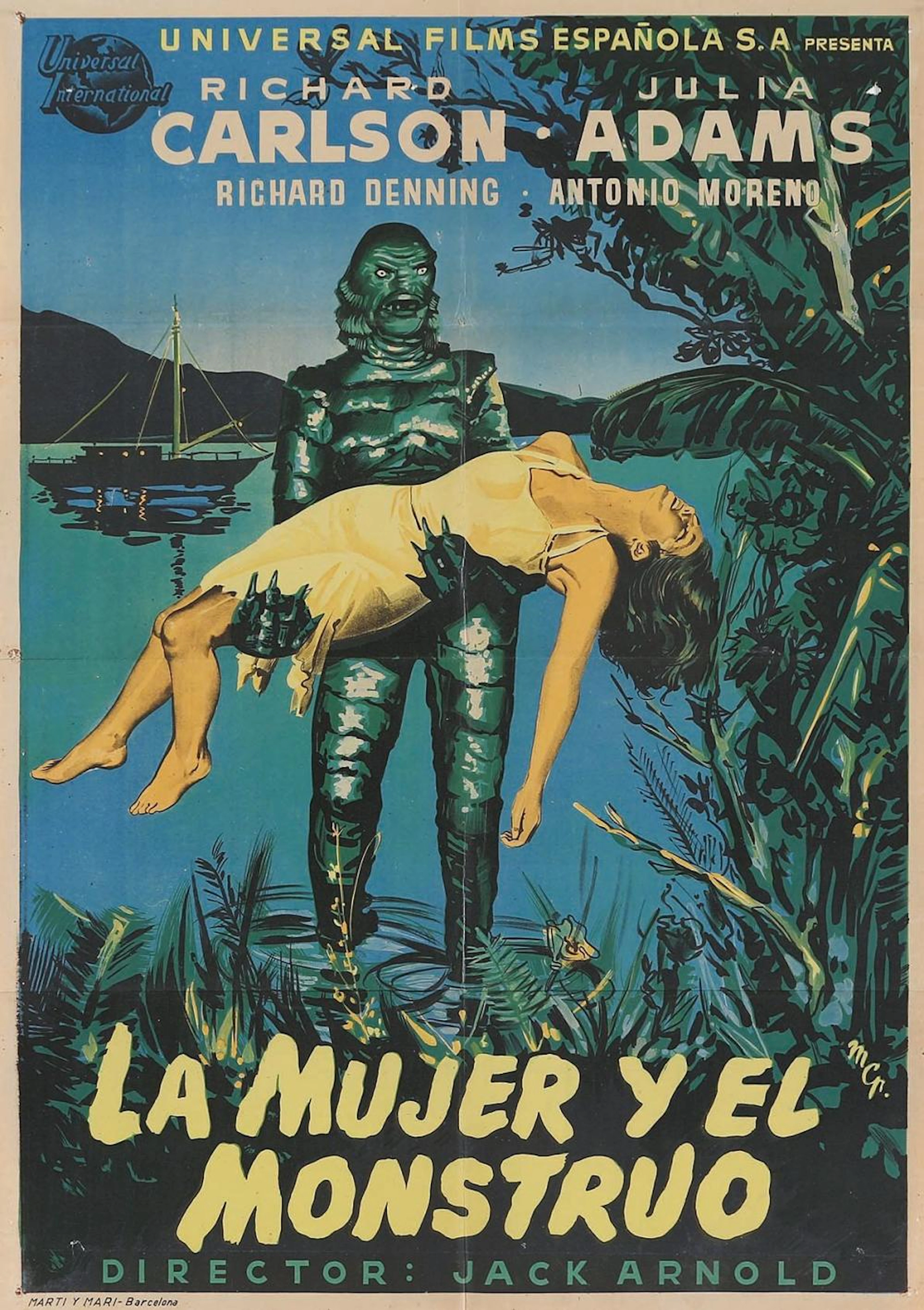 1953. CARTEL: (CINE-TERROR). MCP: LA MUJER Y EL MO?