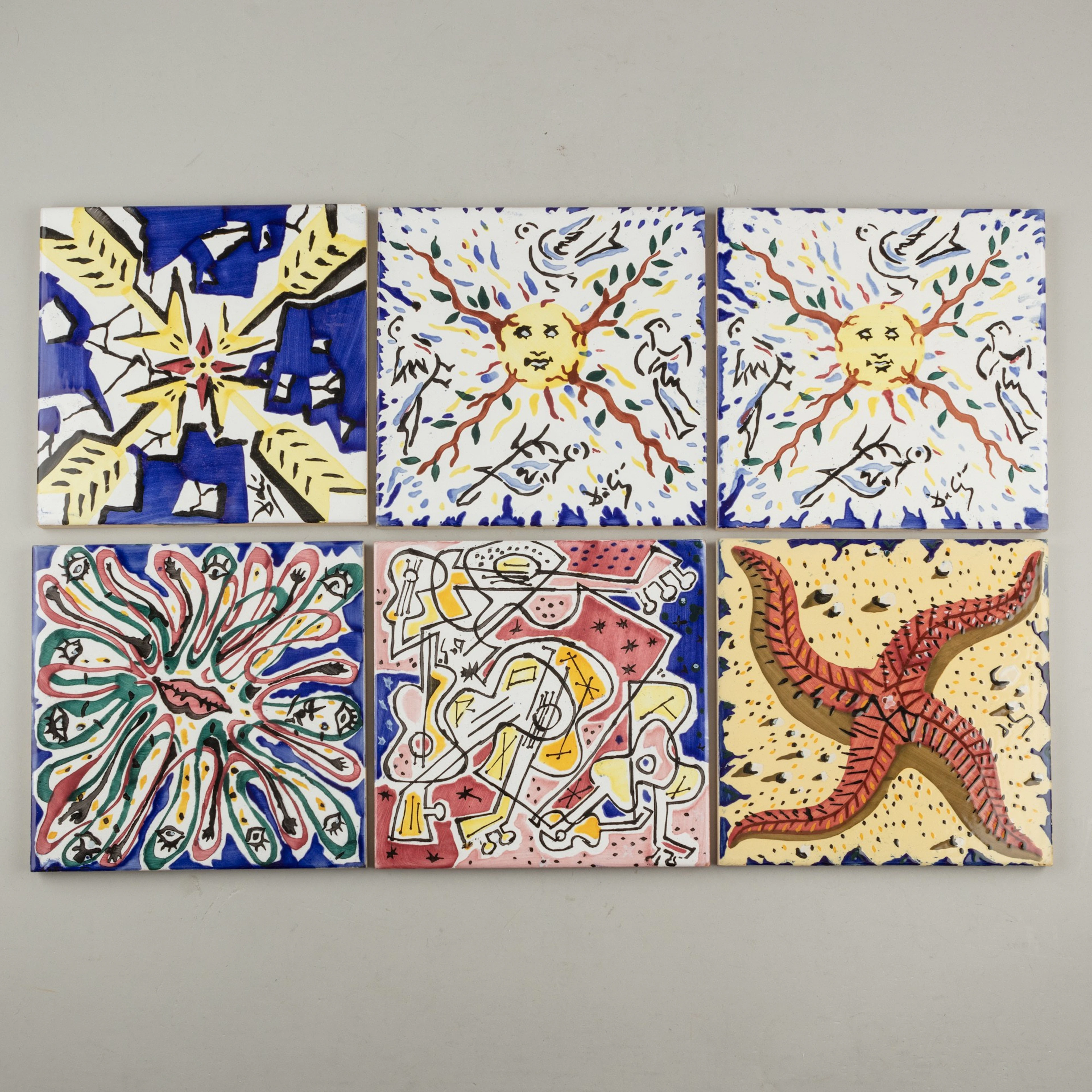 Salvador Dalí, after, 6 pcs