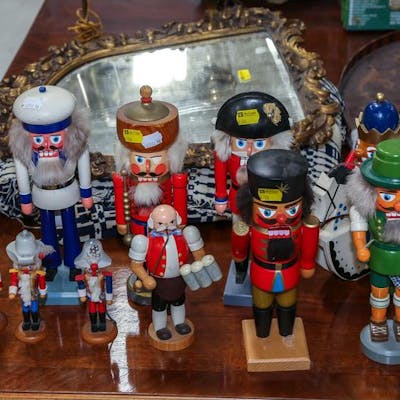 Large Group of German Nut Crackers