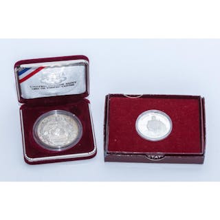 1981 GW Proof Silver Half &1988 SIlver Olympics $
