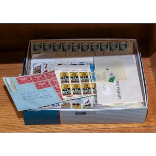 Box of U.S. Postage Stamps