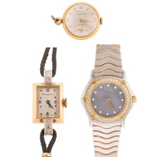 A Trio of Wrist & Pendant Watches, Ebel