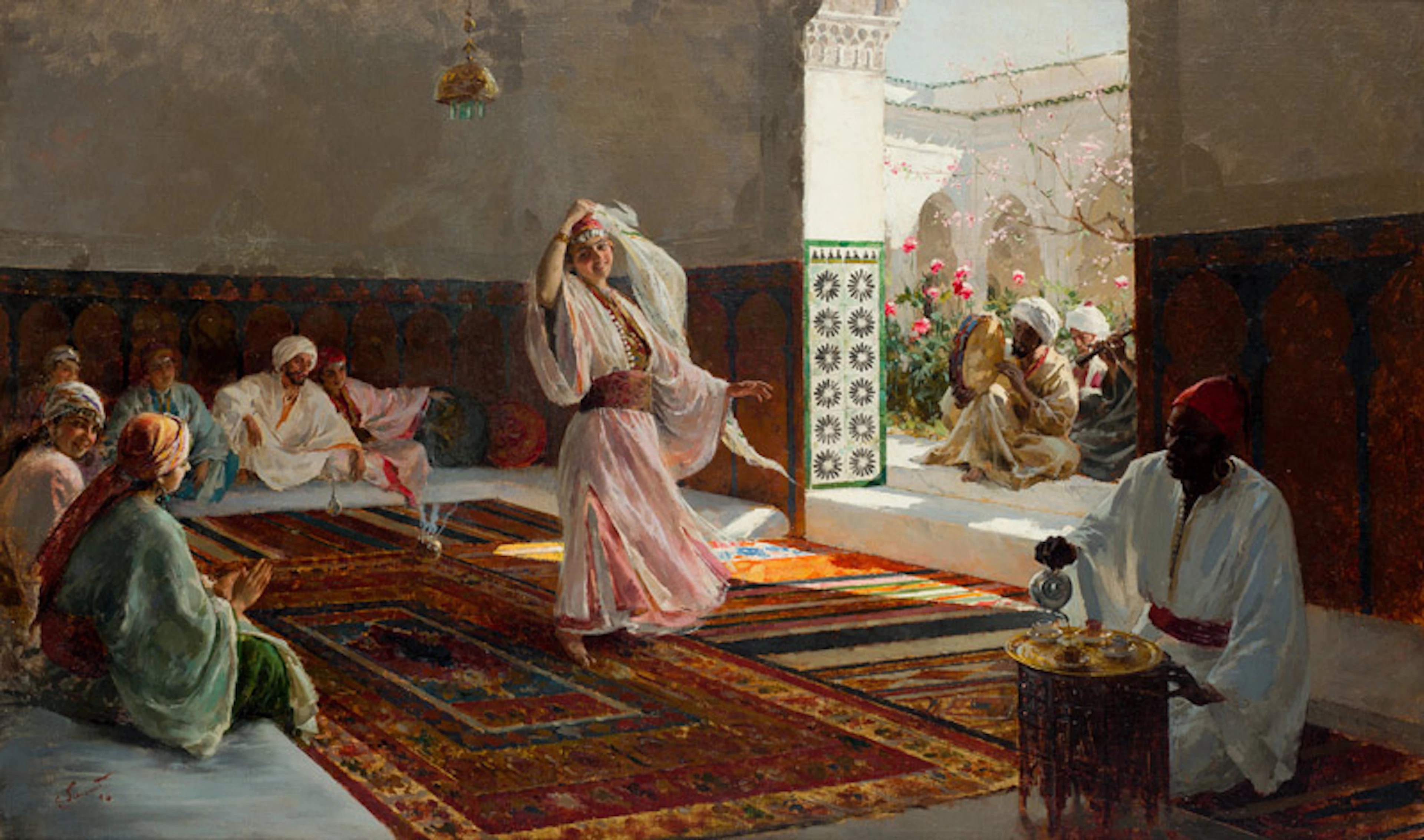 ENRIQUE SIMONET LOMBARDO (Valencia, 1866-Madrid, 1927) Danza de los velos