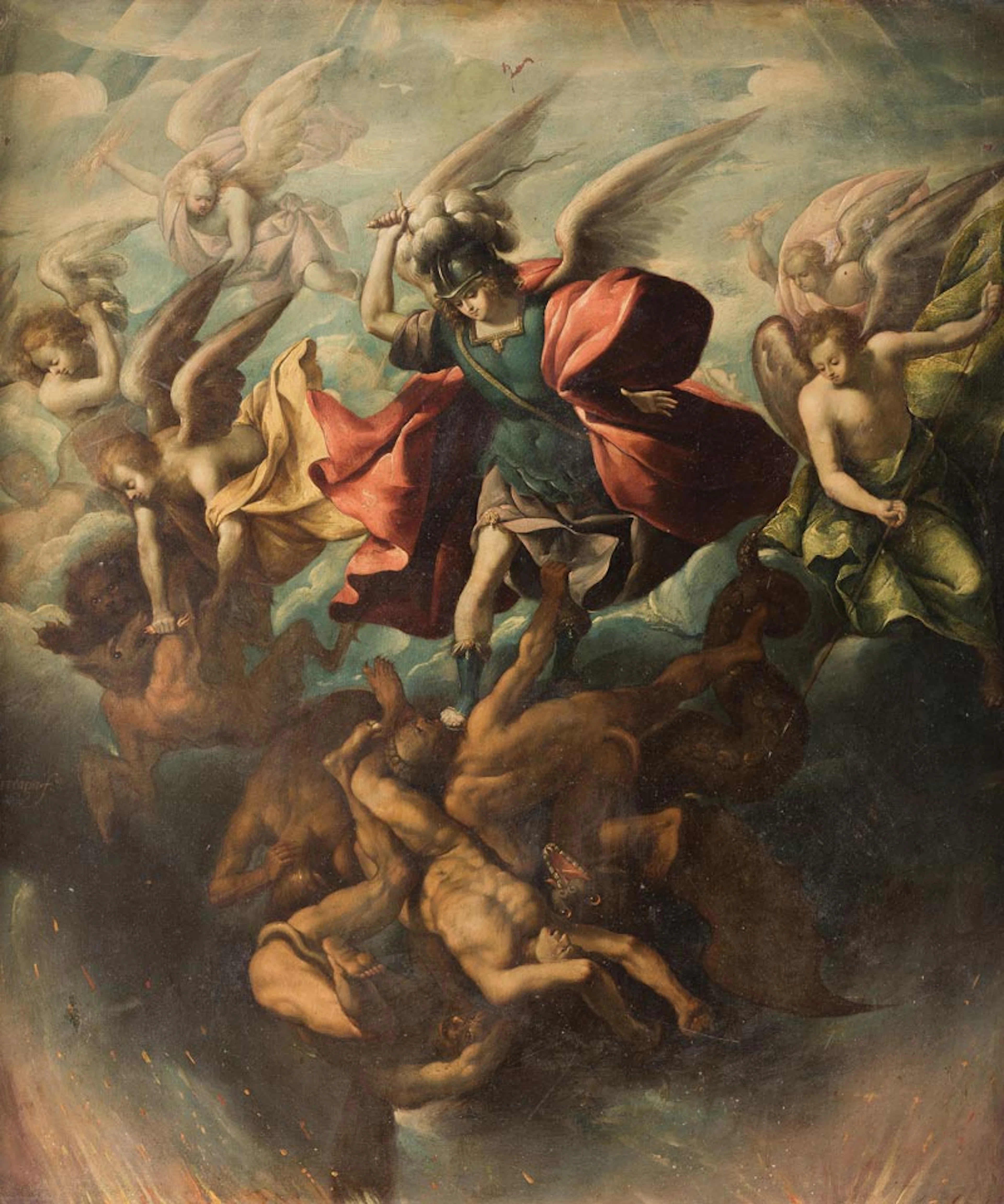 SEBASTIN LPEZ DE ARTEAGA (Sevilla, 1610 - Mxico, 1652) San Miguel