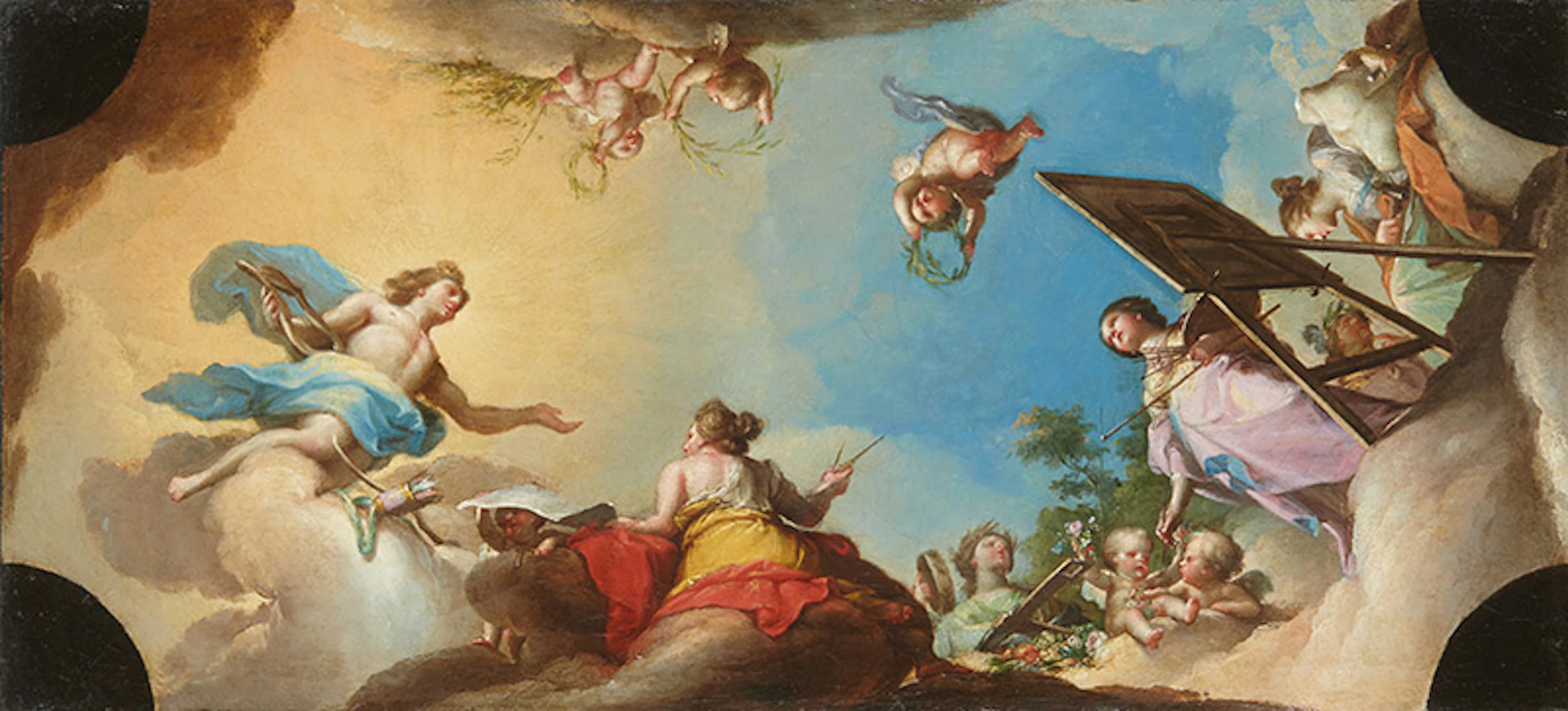 FRANCISCO BAYEU Y SUBAS (1734 - 1795) Apolo remunerando las Artes.
