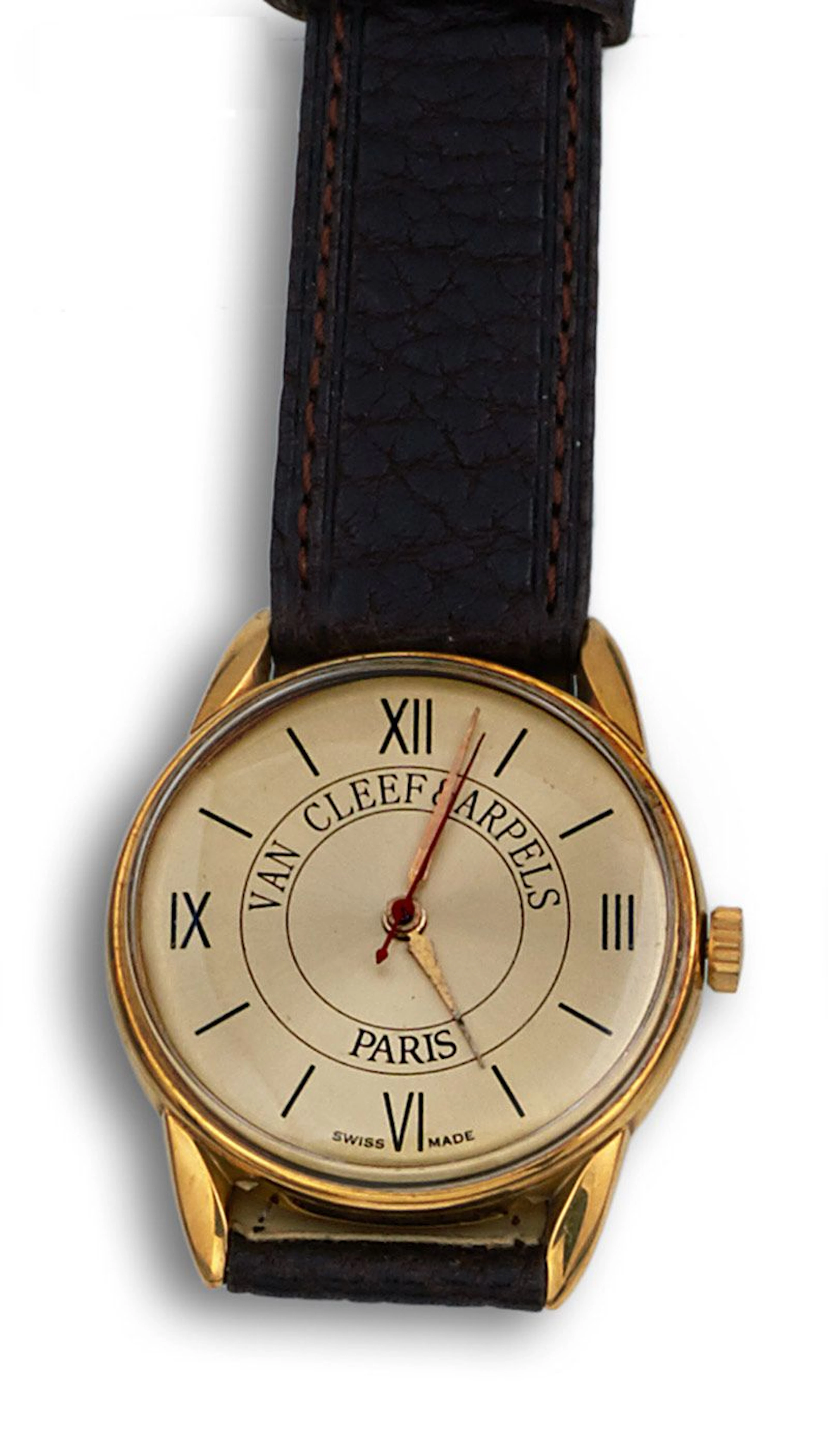 Reloj Van CLEEF and ARPELS laminado oro aos 40.