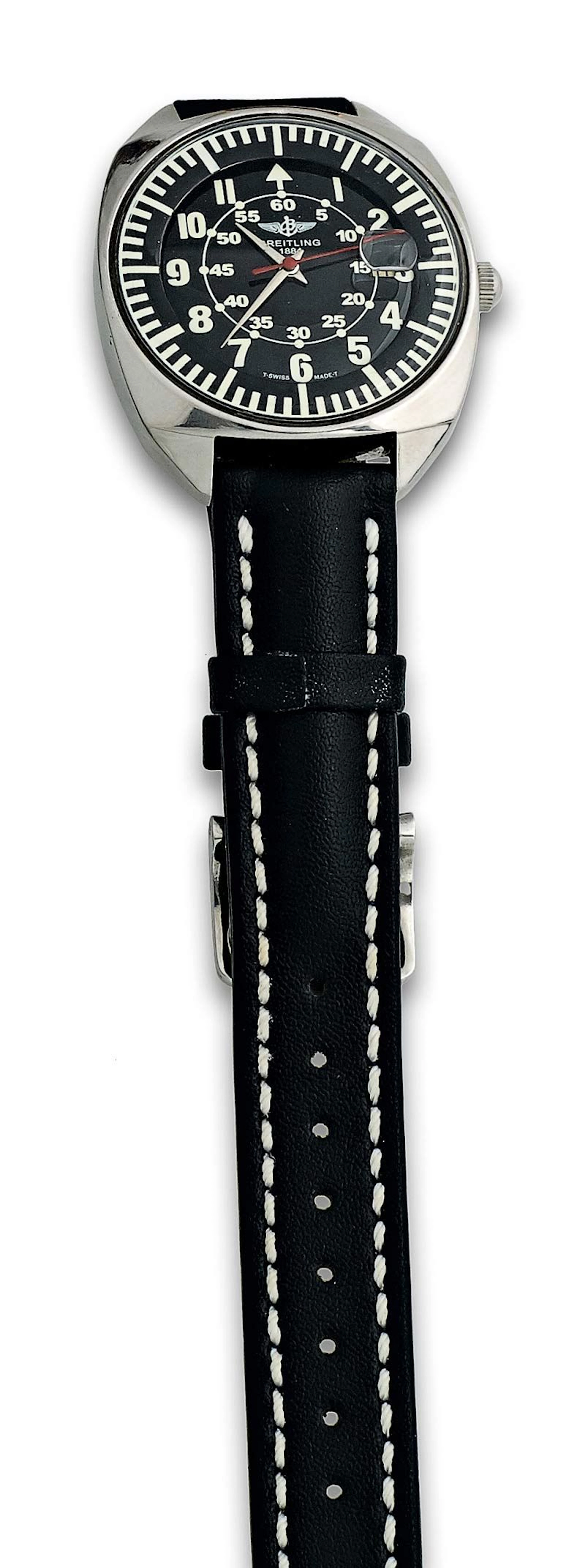 Reloj de pulsera BREITLING AVIATOR aos 60 en acero.