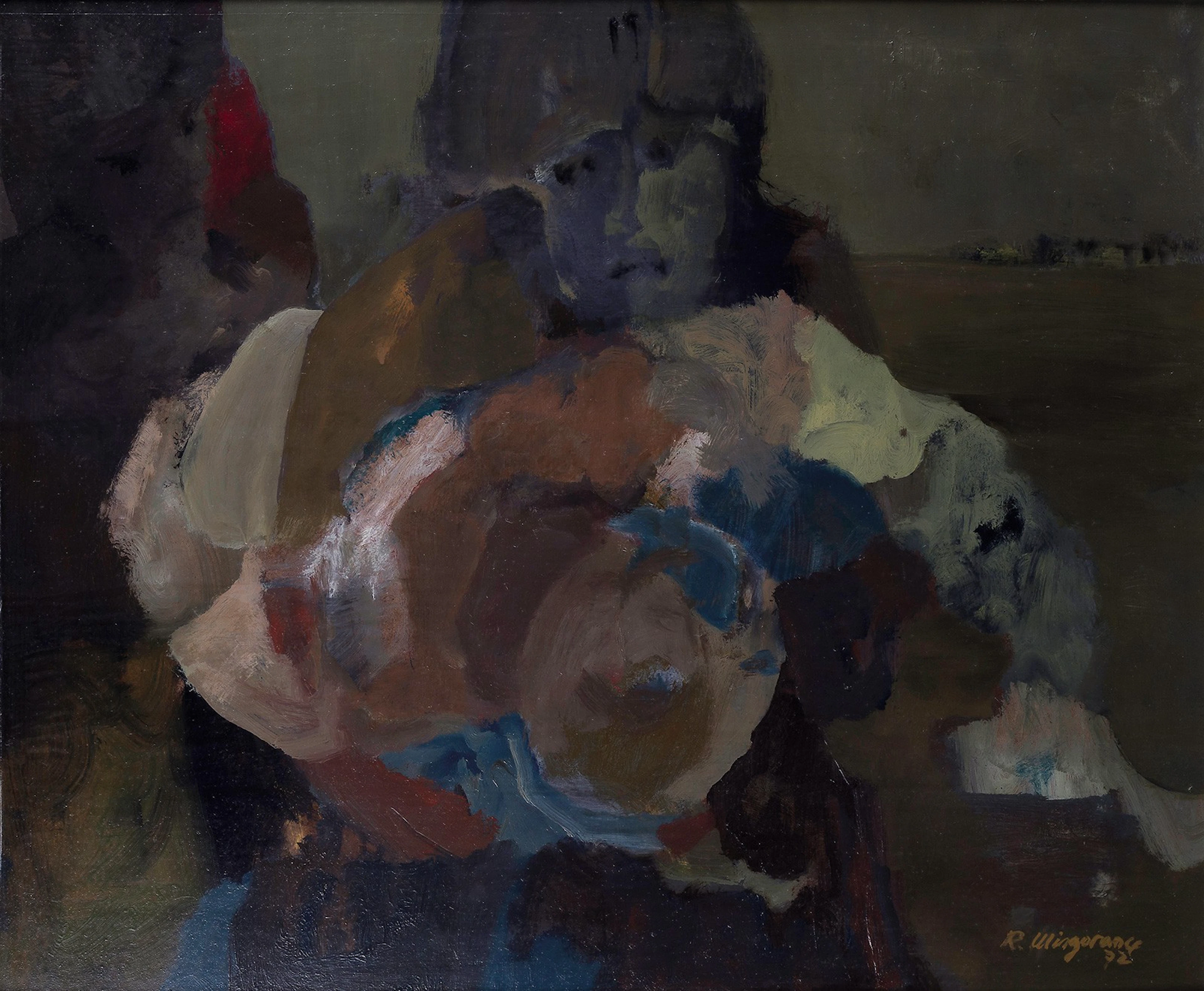 AGUSTÍN REDONDELA (Madrid, 1922 - 2015) La aguadora, 1972