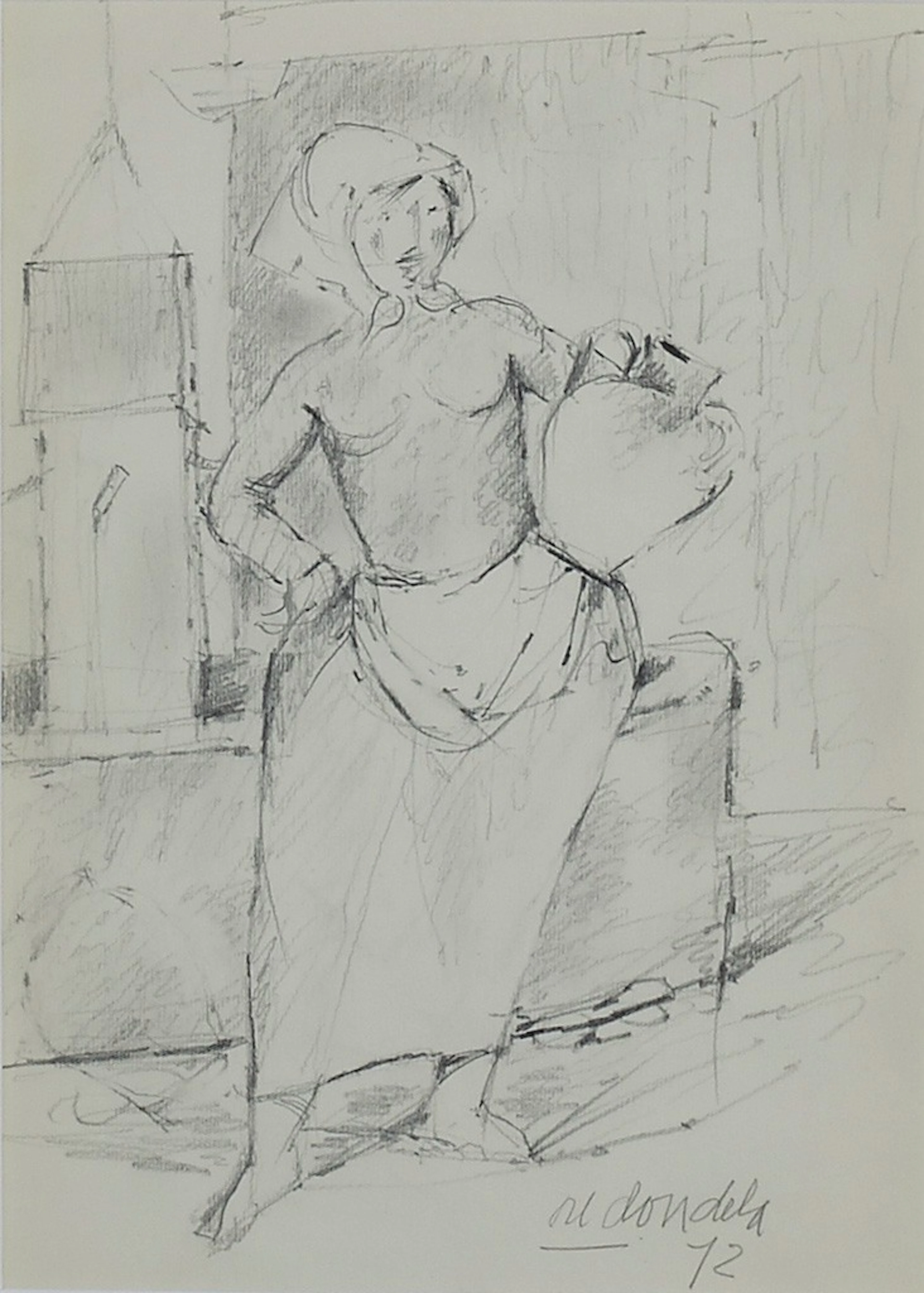 AGUSTÍN REDONDELA (Madrid, 1922 - 2015) Maternidad, 1967