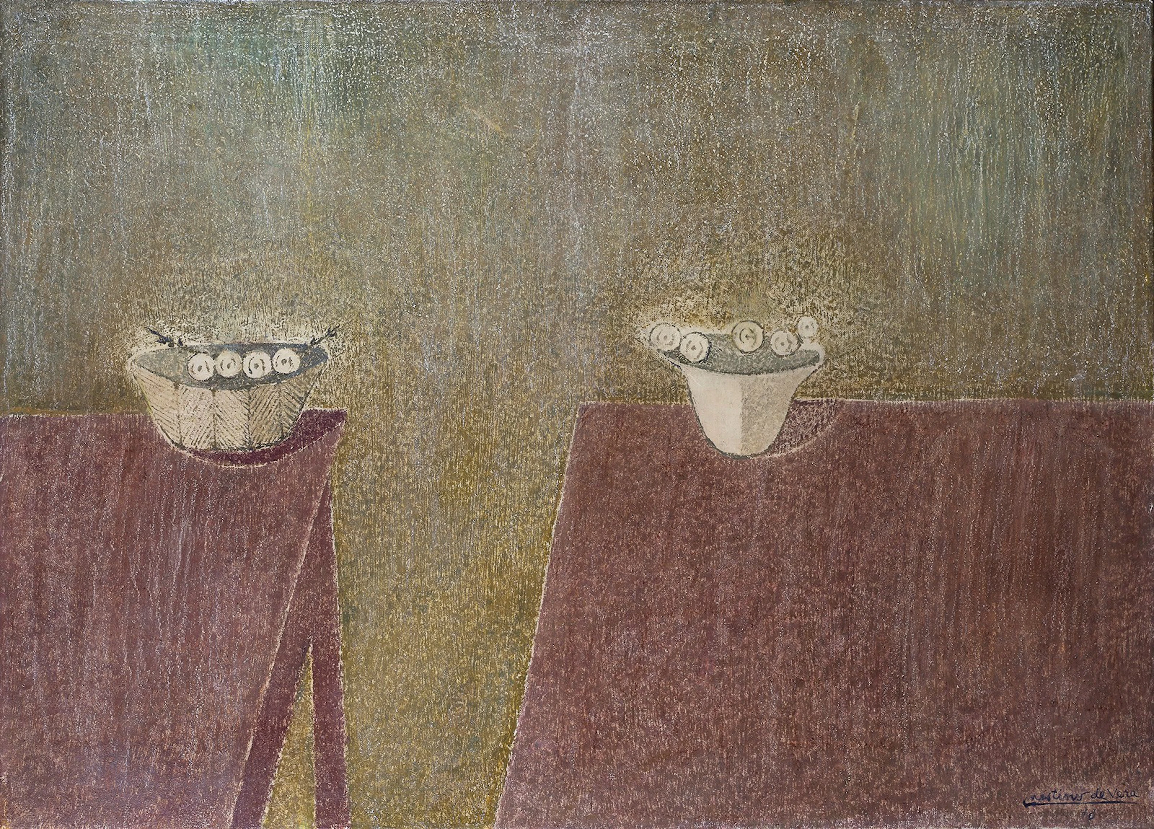 CIRILO MARTÍNEZ NOVILLO (Madrid, 1921 - 2008) El Pueblo, 2003