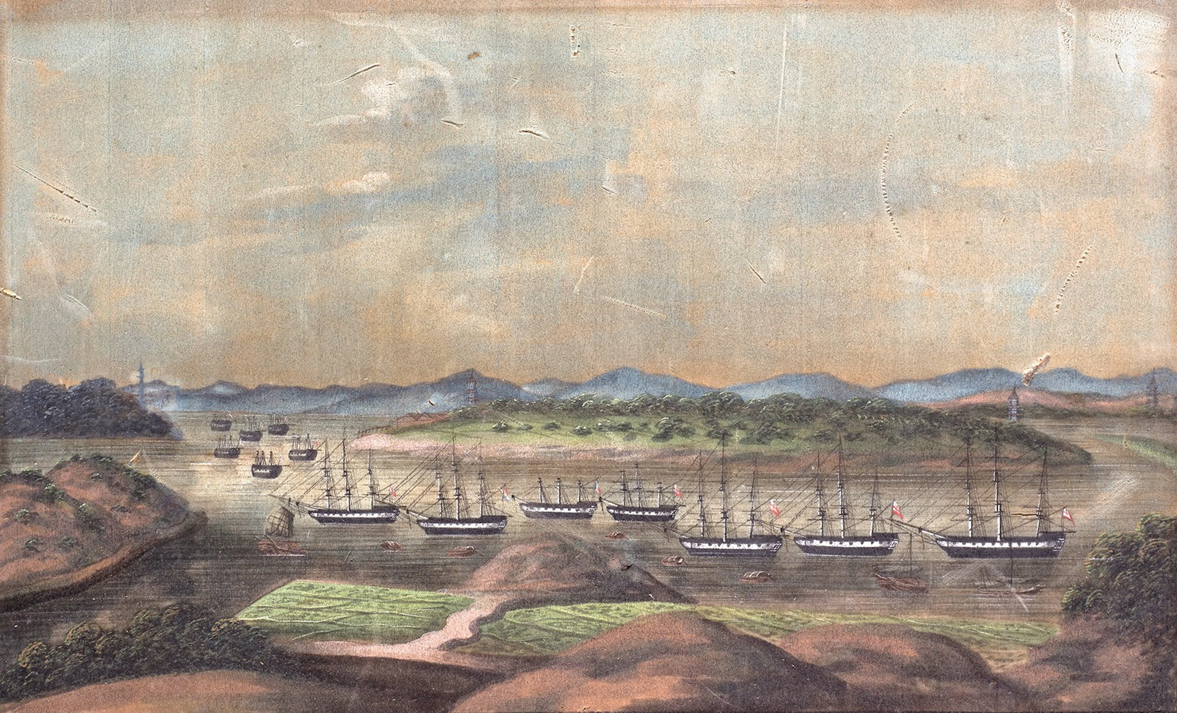 MORI SOSEN (1747-1821) y TALLER Monos Principios del Siglo XIX