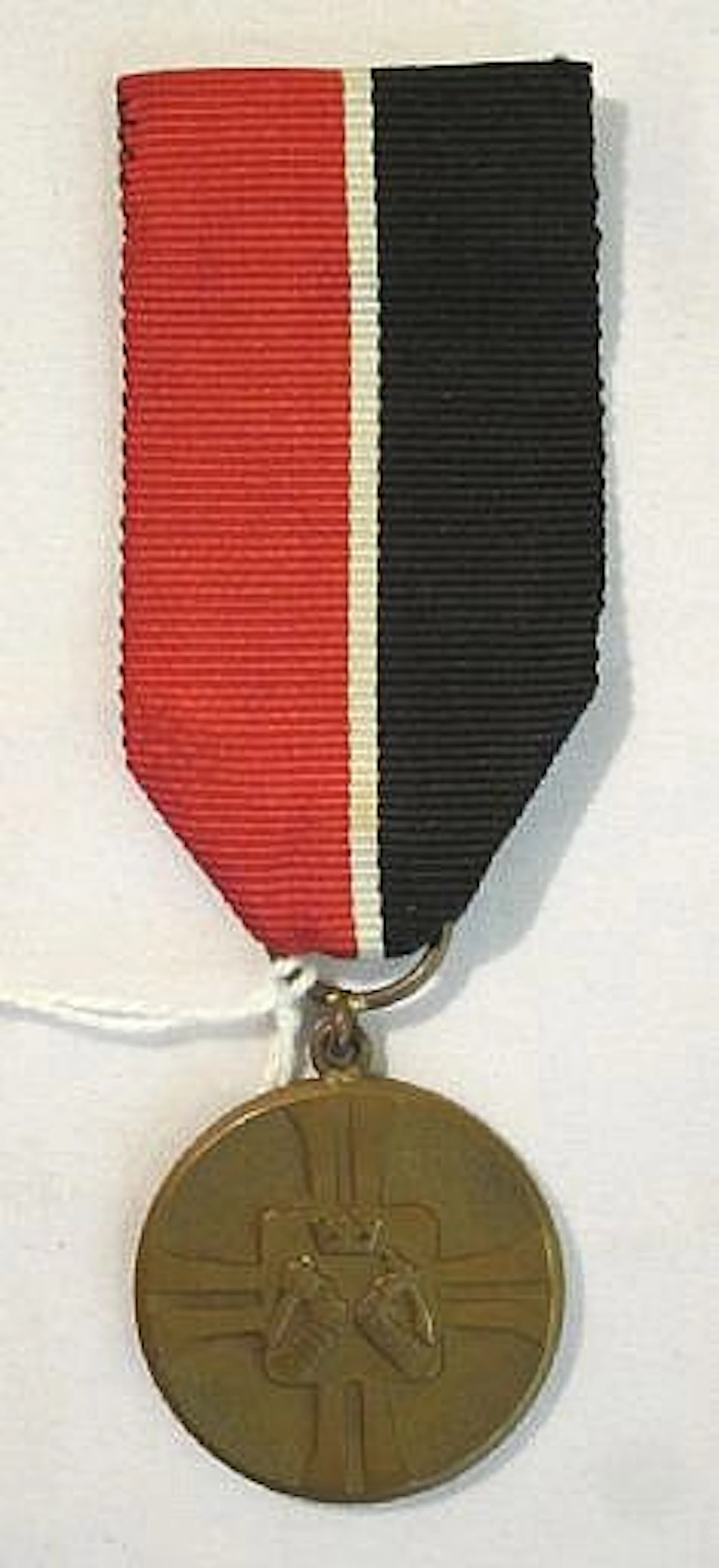 Medalj, brons, Finland oid krigsmedalj med text