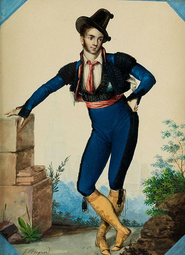 JOSÉ DOMÍNGUEZ BÉCQUER 1805 / 1841 - "Majo"