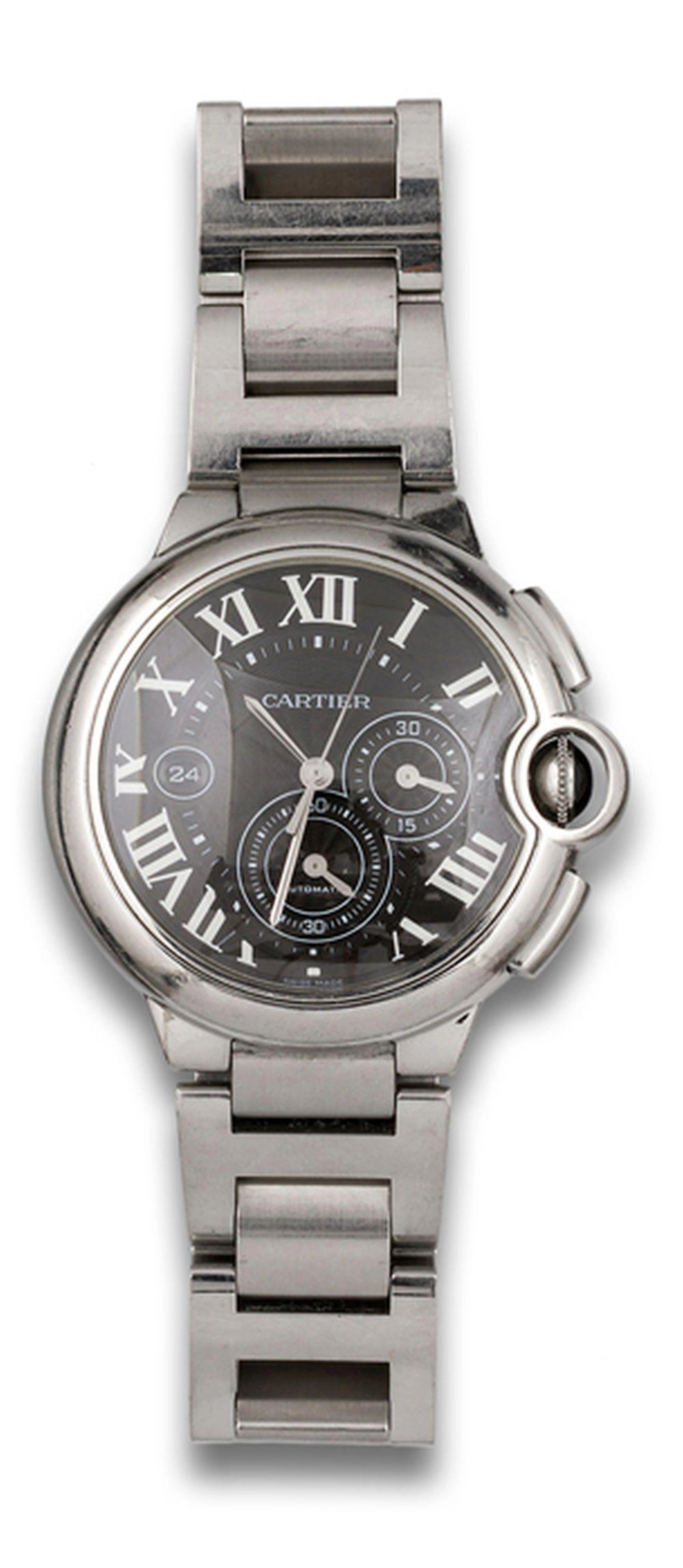 RELOJ CARTIER BALLON BLUE ACERO CABALLERO ESTUCHE