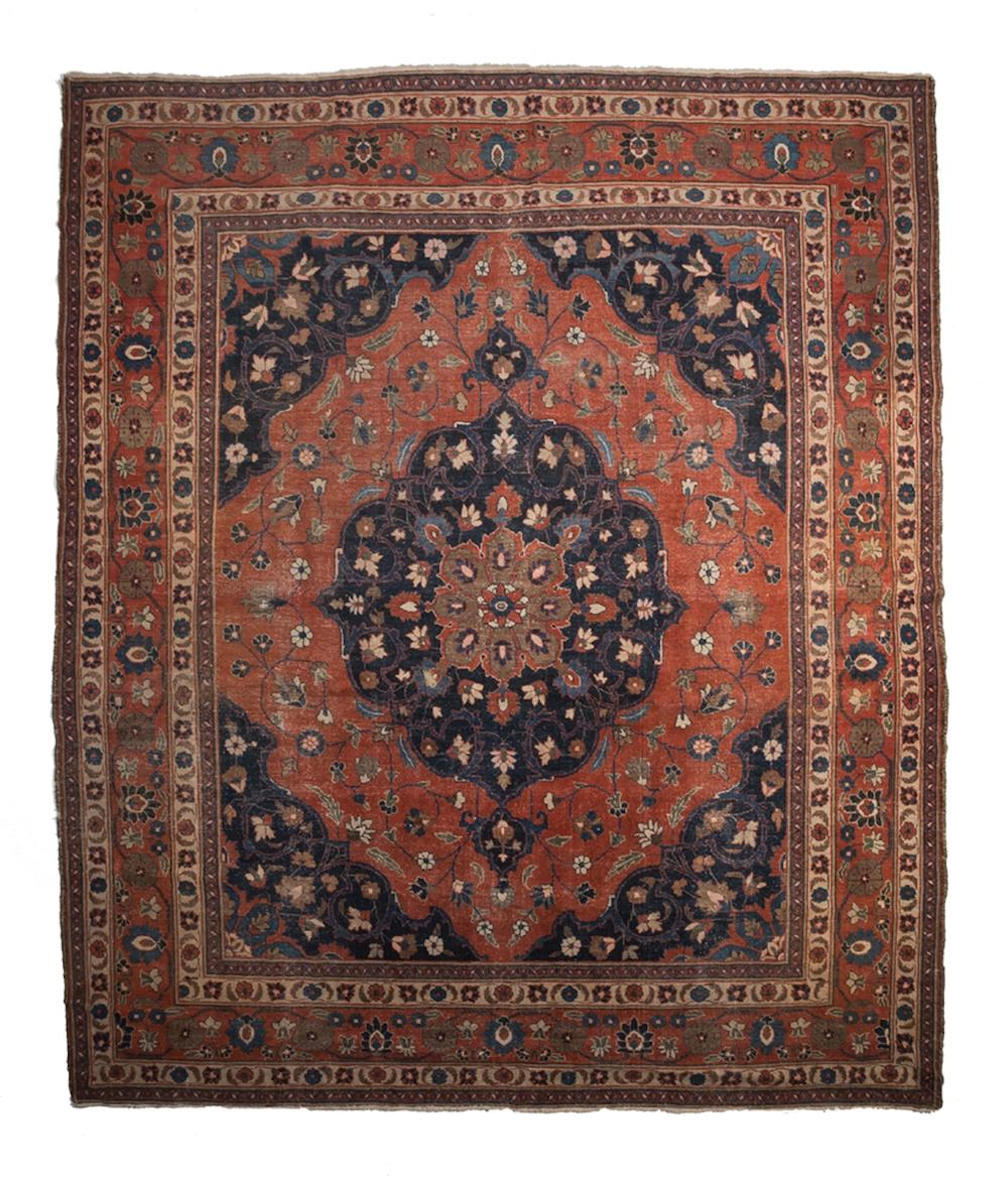 A KASHAN WOOL CARPET