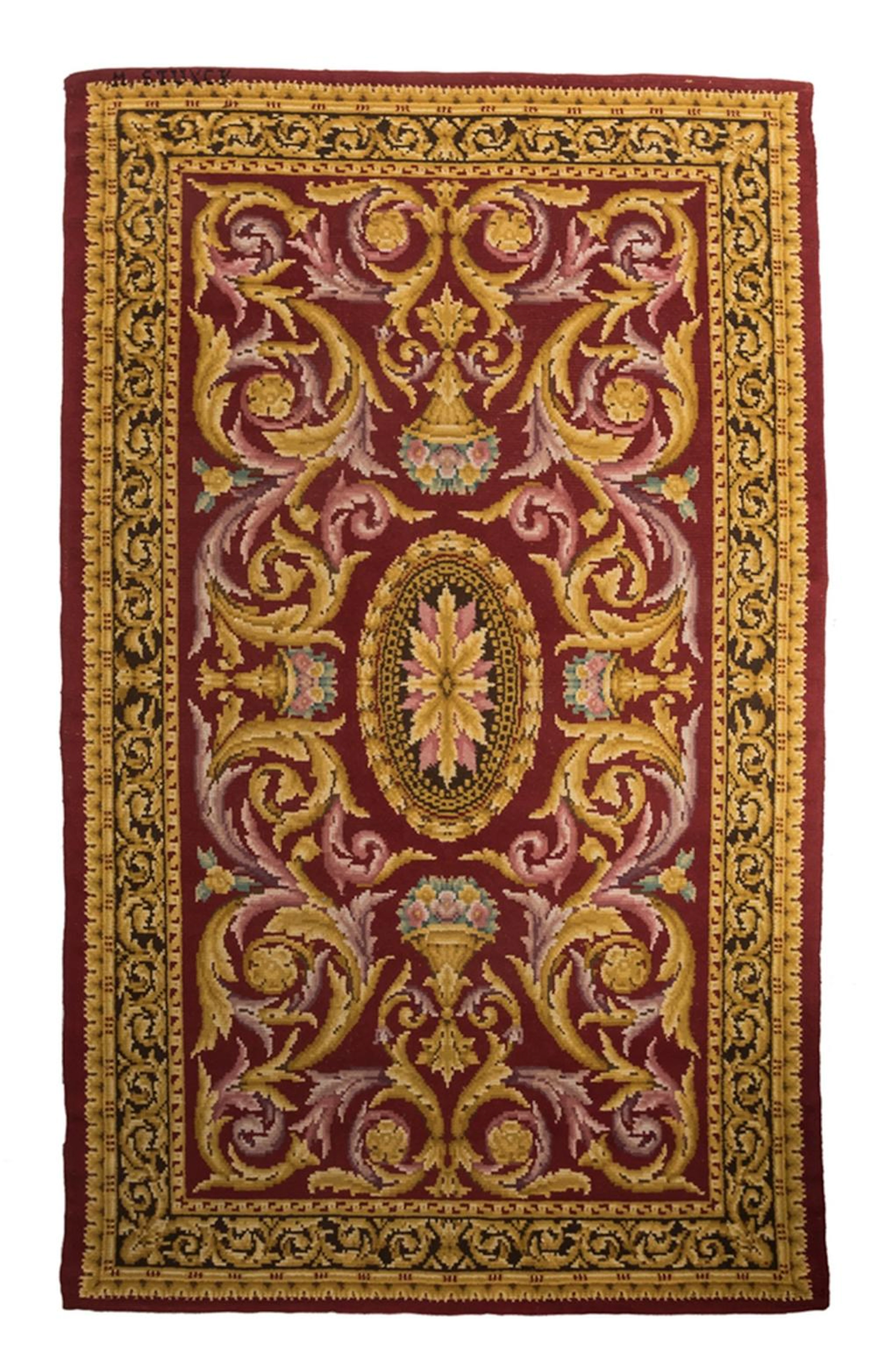 A SPANISH WOOL CARPET