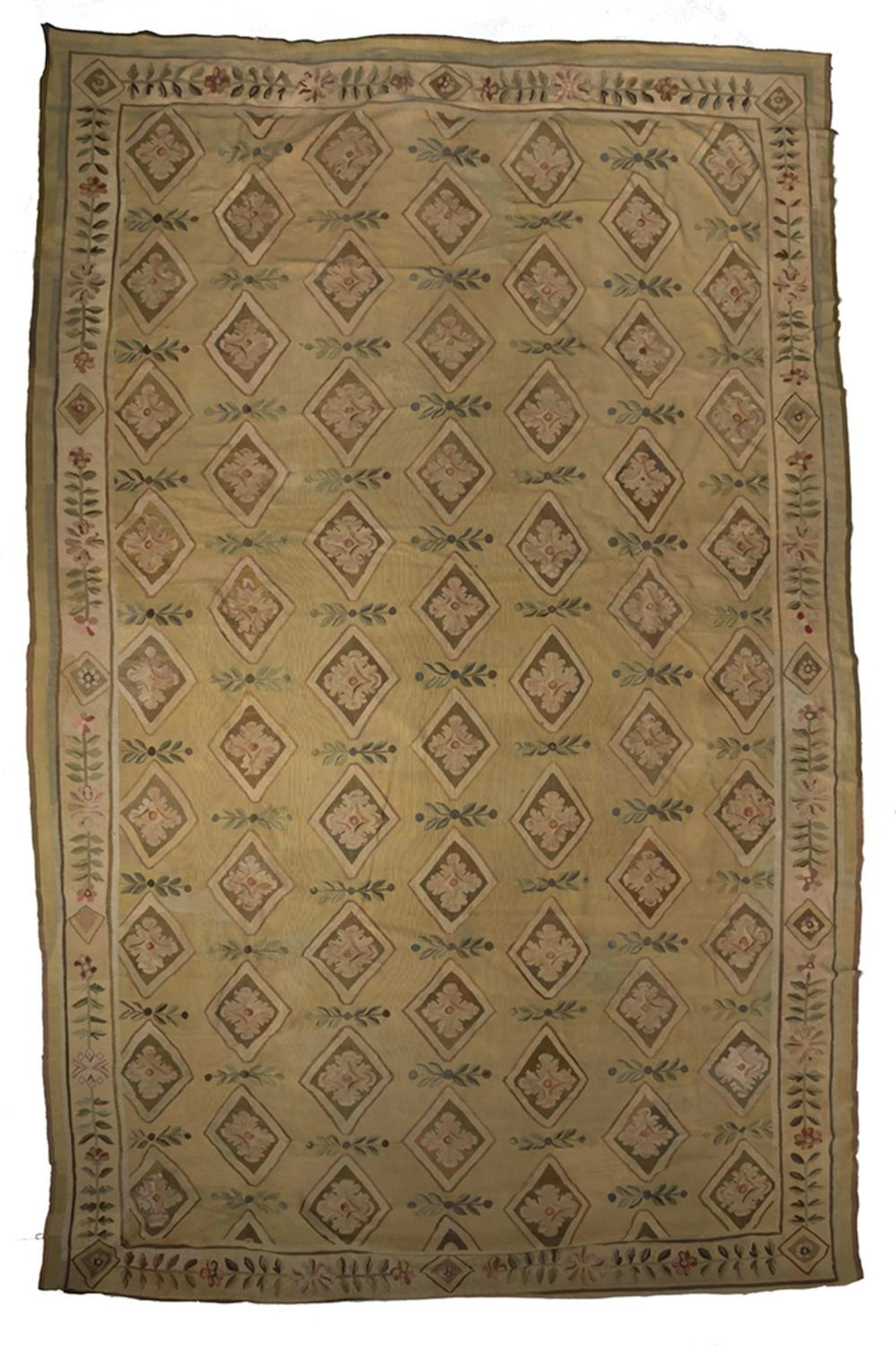 A FRENCH WOOL CARPET
