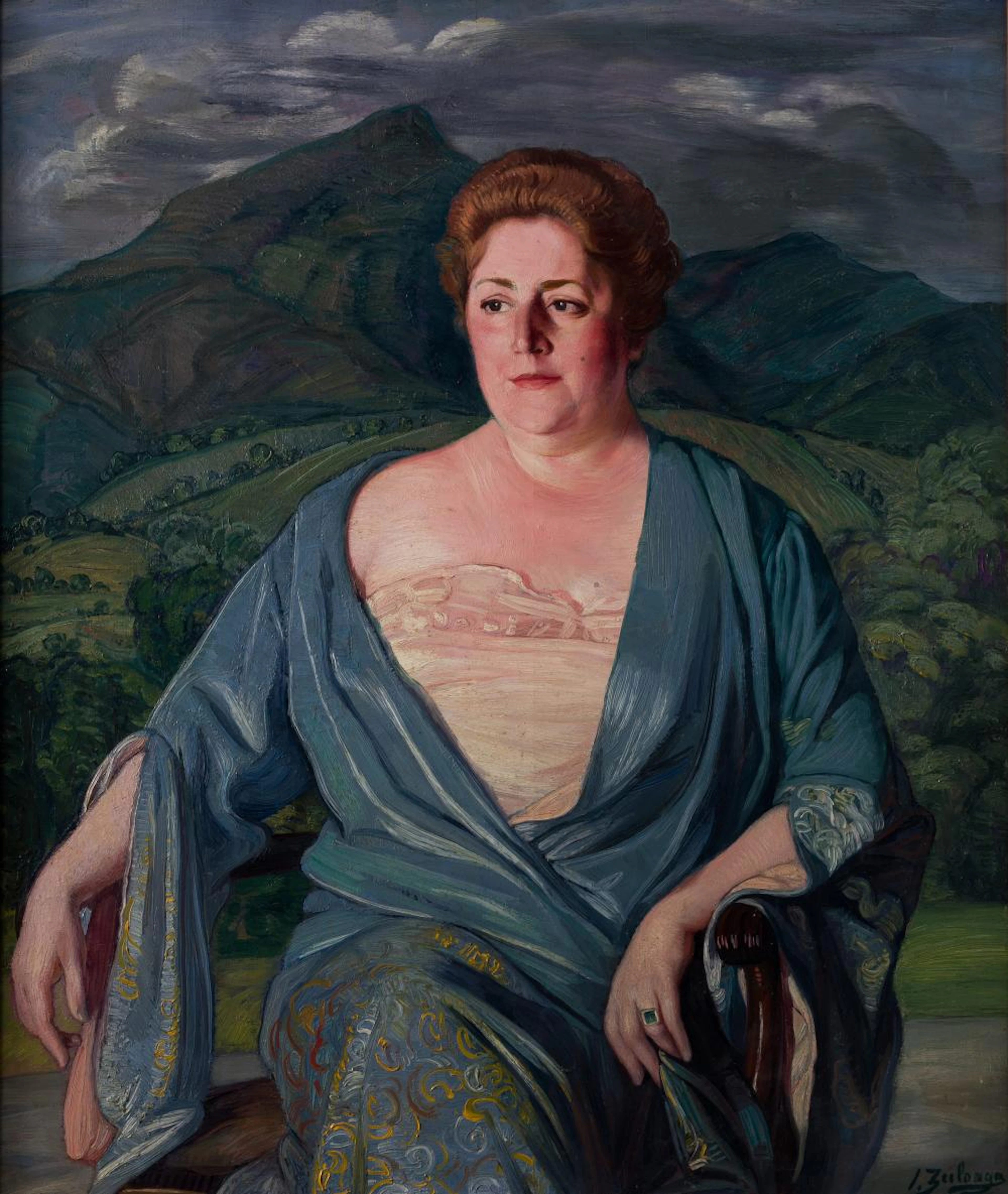 IGNACIO ZULOAGA - "Retrato de Mary Parshall"
